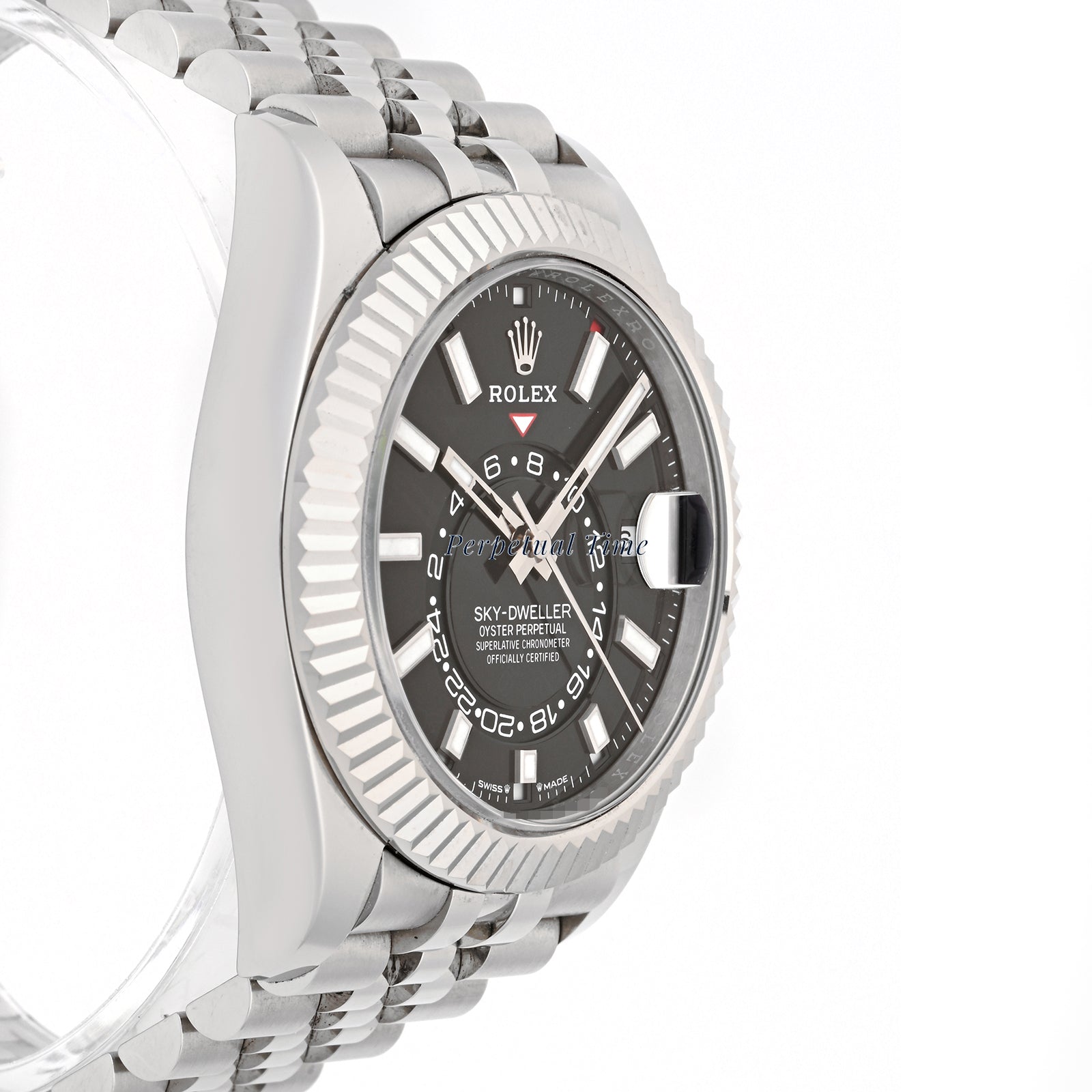 Rolex SkyDweller Black Index Dial on Jubilee band 336934 Card 2024