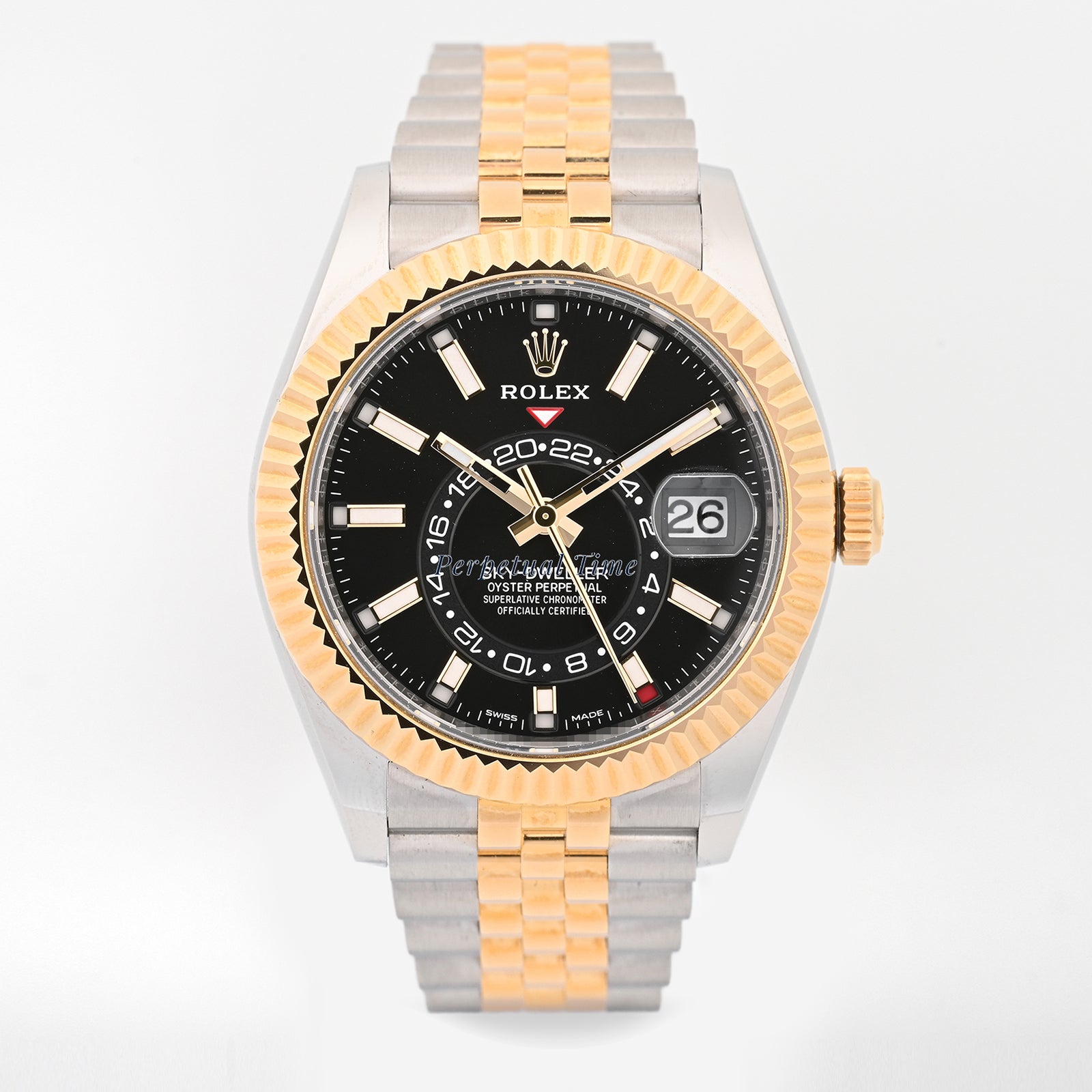 Rolex SkyDweller Black Dial on Jubilee band 326933 Card 2023