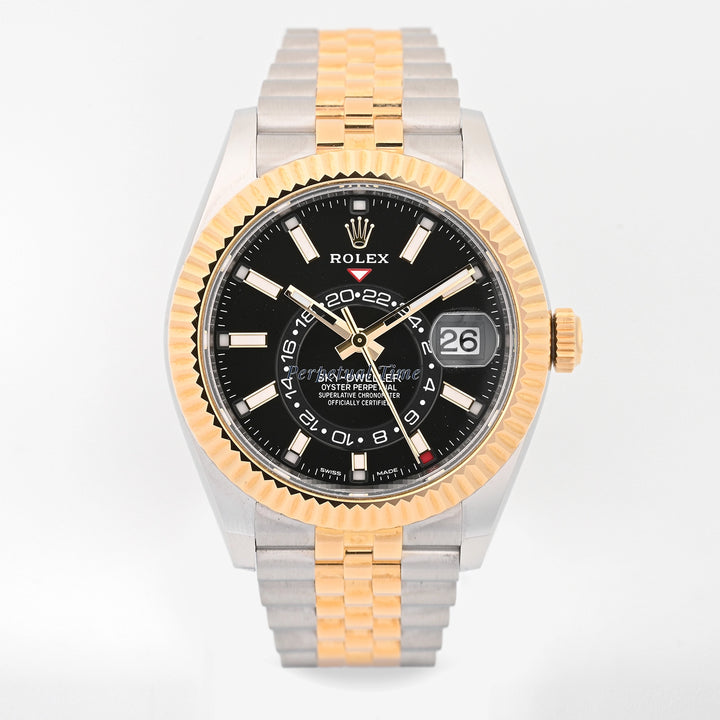 Rolex SkyDweller Black Dial on Jubilee 326933 Card 2023