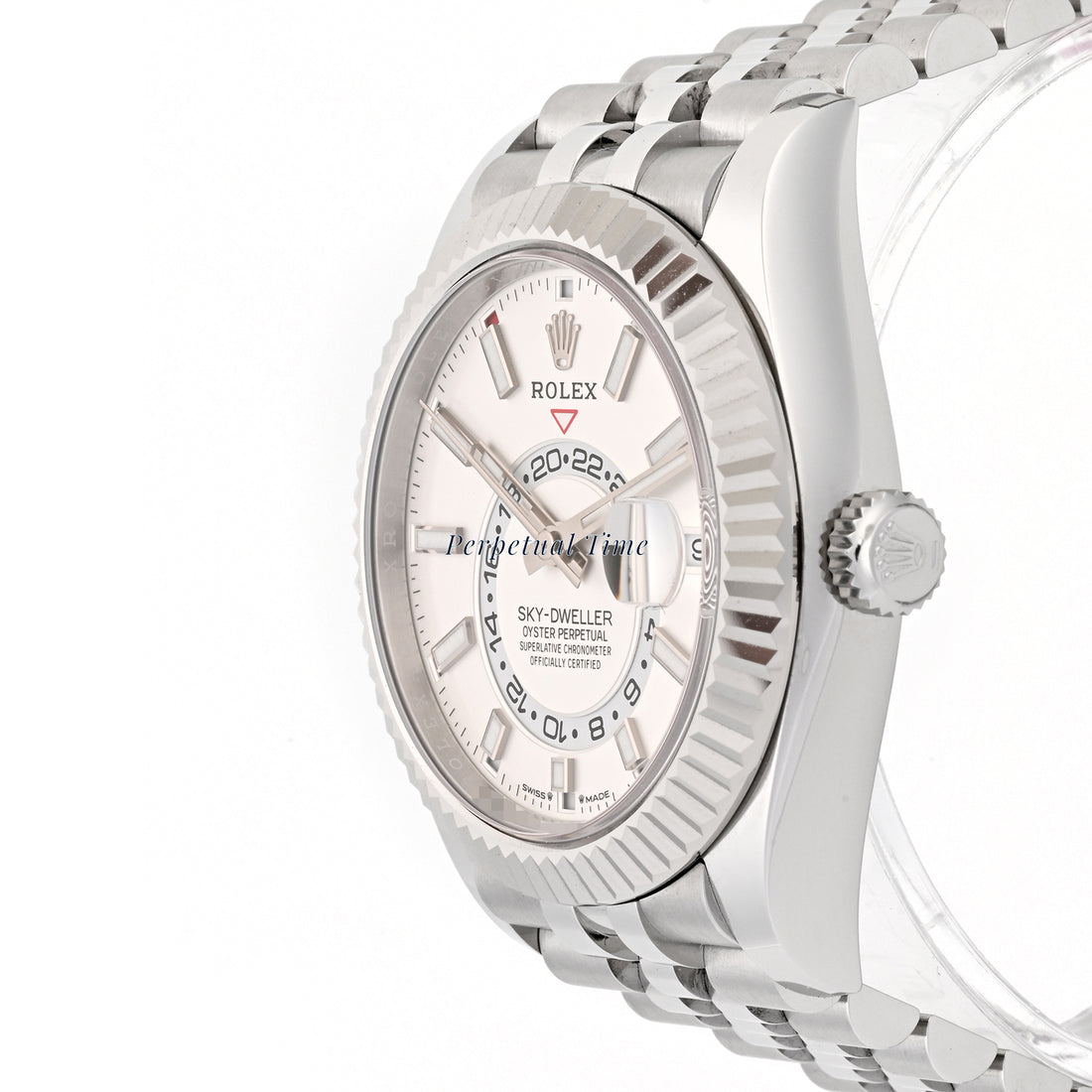 Rolex SkyDweller White Index Dial on Jubilee band 336934 Card 2025