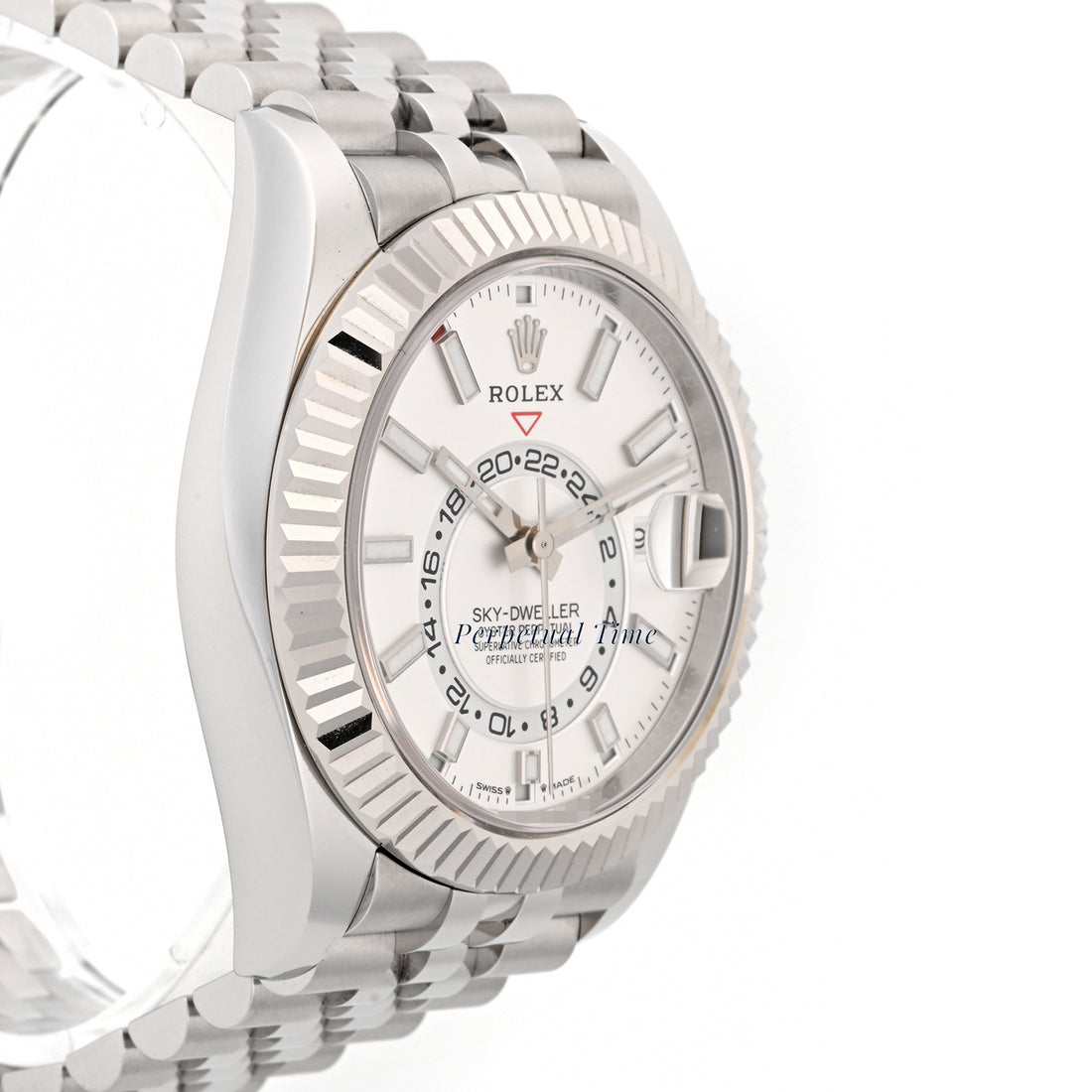 Rolex SkyDweller White Index Dial on Jubilee band 336934 Card 2025