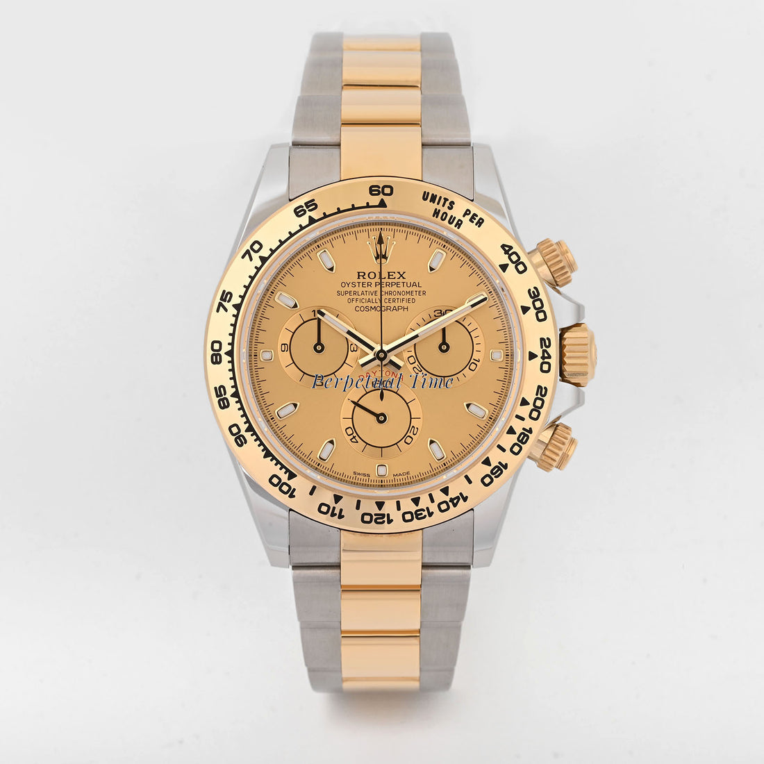 Rolex Daytona Champagne Index Dial on Oyster band 116503 Card 2022