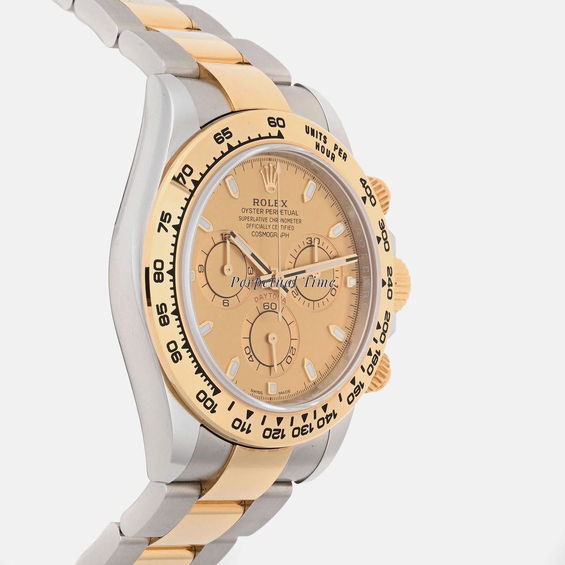 Rolex Daytona Champagne Index Dial on Oyster band 116503 Card 2022