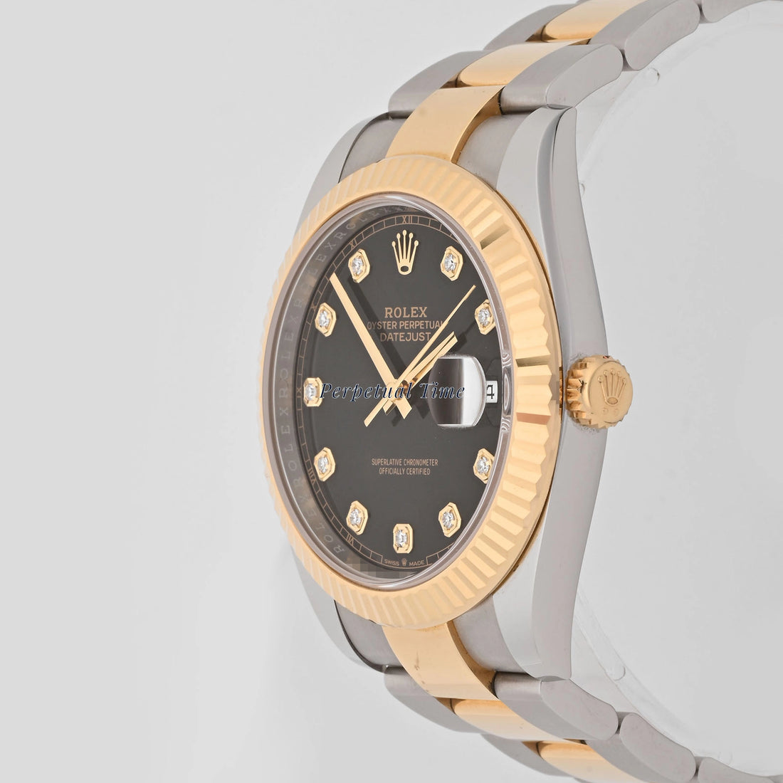 Rolex Datejust 41 Black Diamond Dial on Oyster 126333 Card 2022