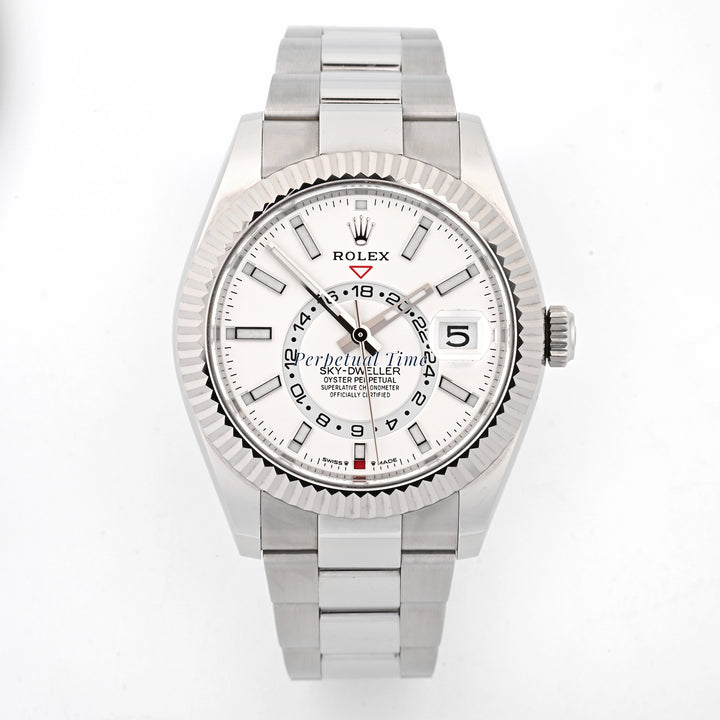 Rolex SkyDweller White Index Dial on Oyster 336934 Card 2024