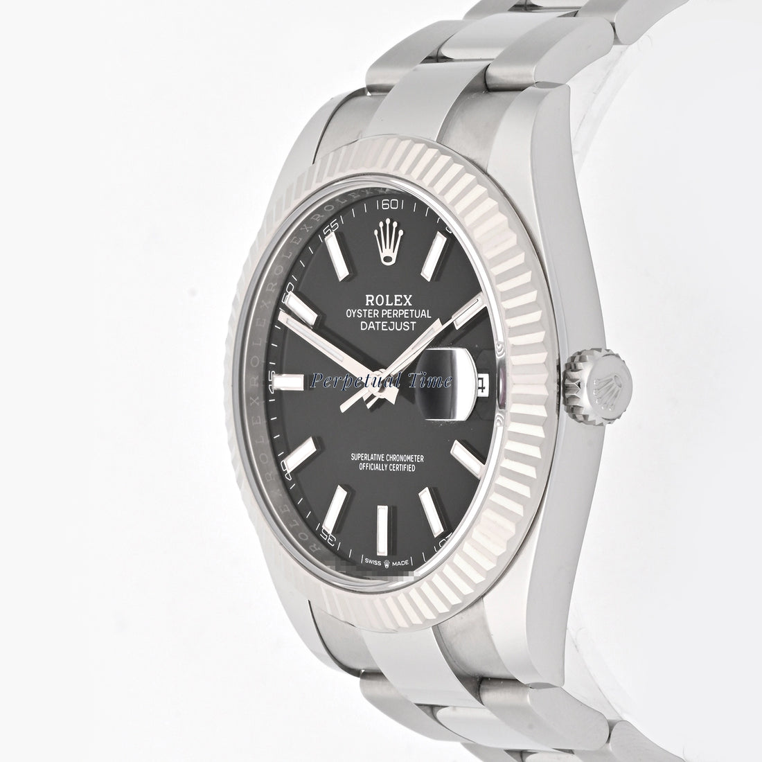 Rolex Datejust 41 Black Index Dial on Oyster 126334 Card 2022