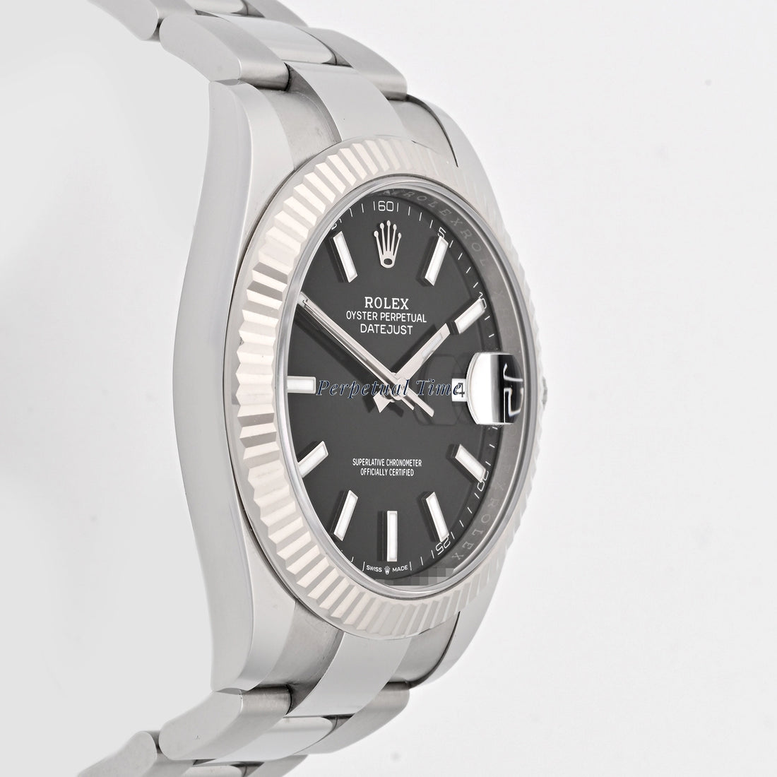Rolex Datejust 41 Black Index Dial on Oyster 126334 Card 2022