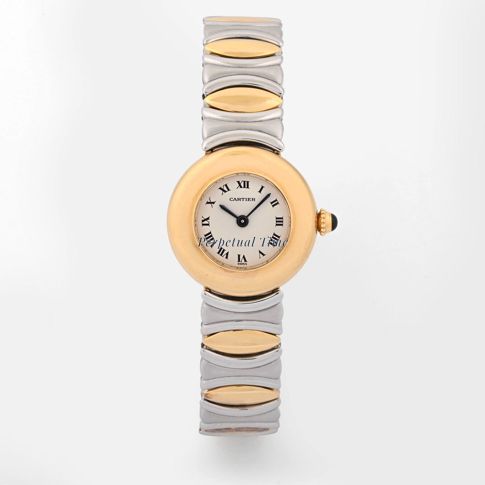 Cartier COUDRÉE COLISÉE White Roman Dial on Bracelet band W40001F2