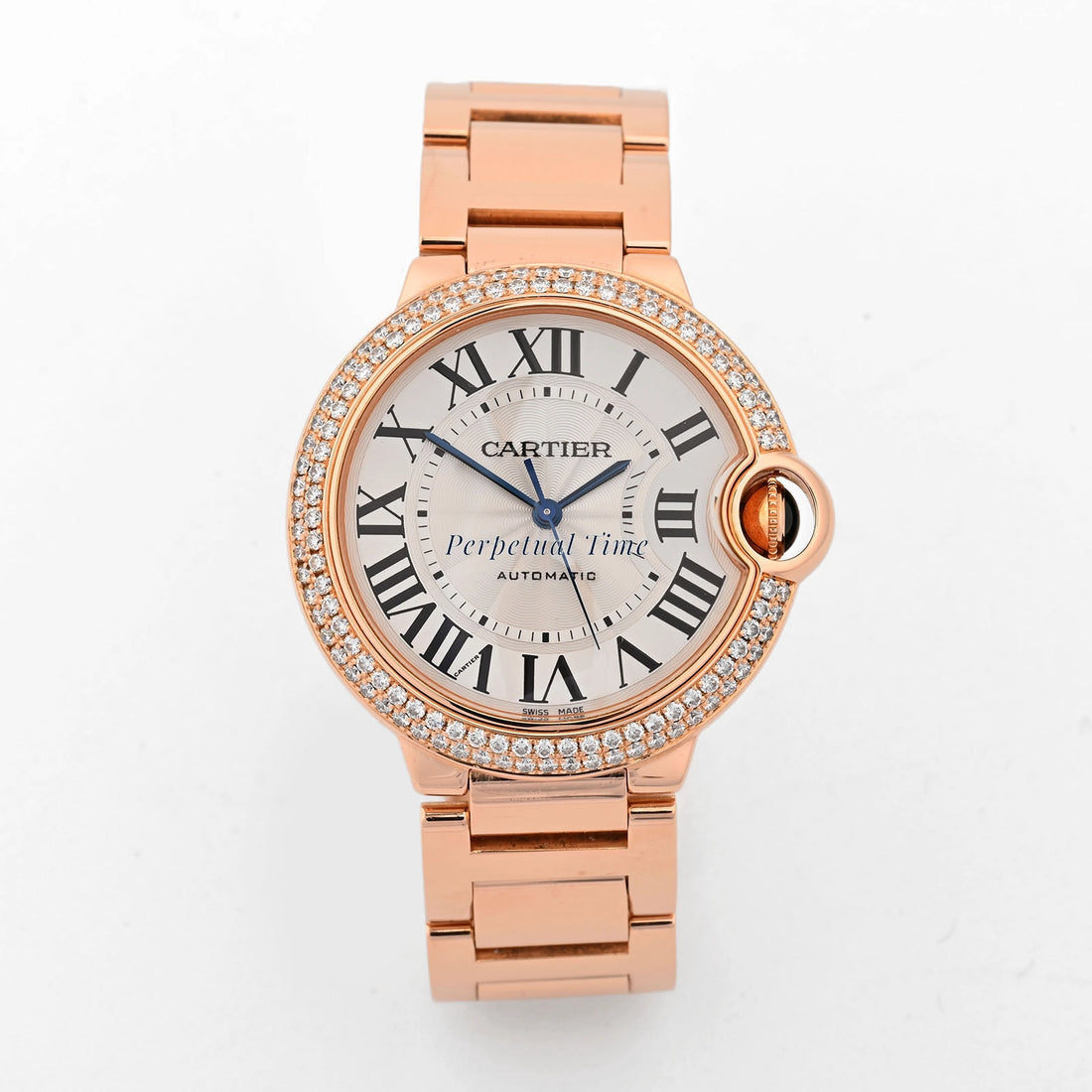 Cartier Ballon Bleu Silver Dial on Bracelet WE9005Z3 Papers 2014