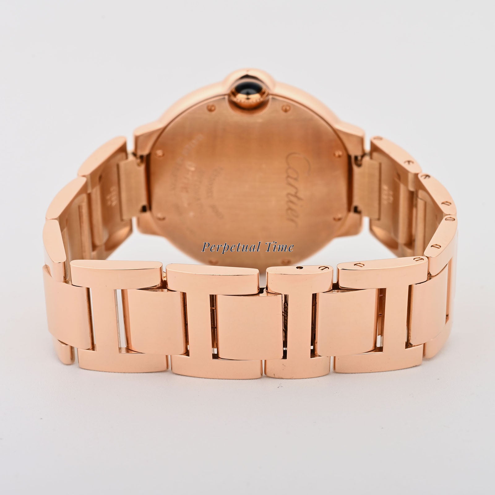 Cartier Ballon Bleu Silver Dial on Bracelet band WE9005Z3 Papers 2014