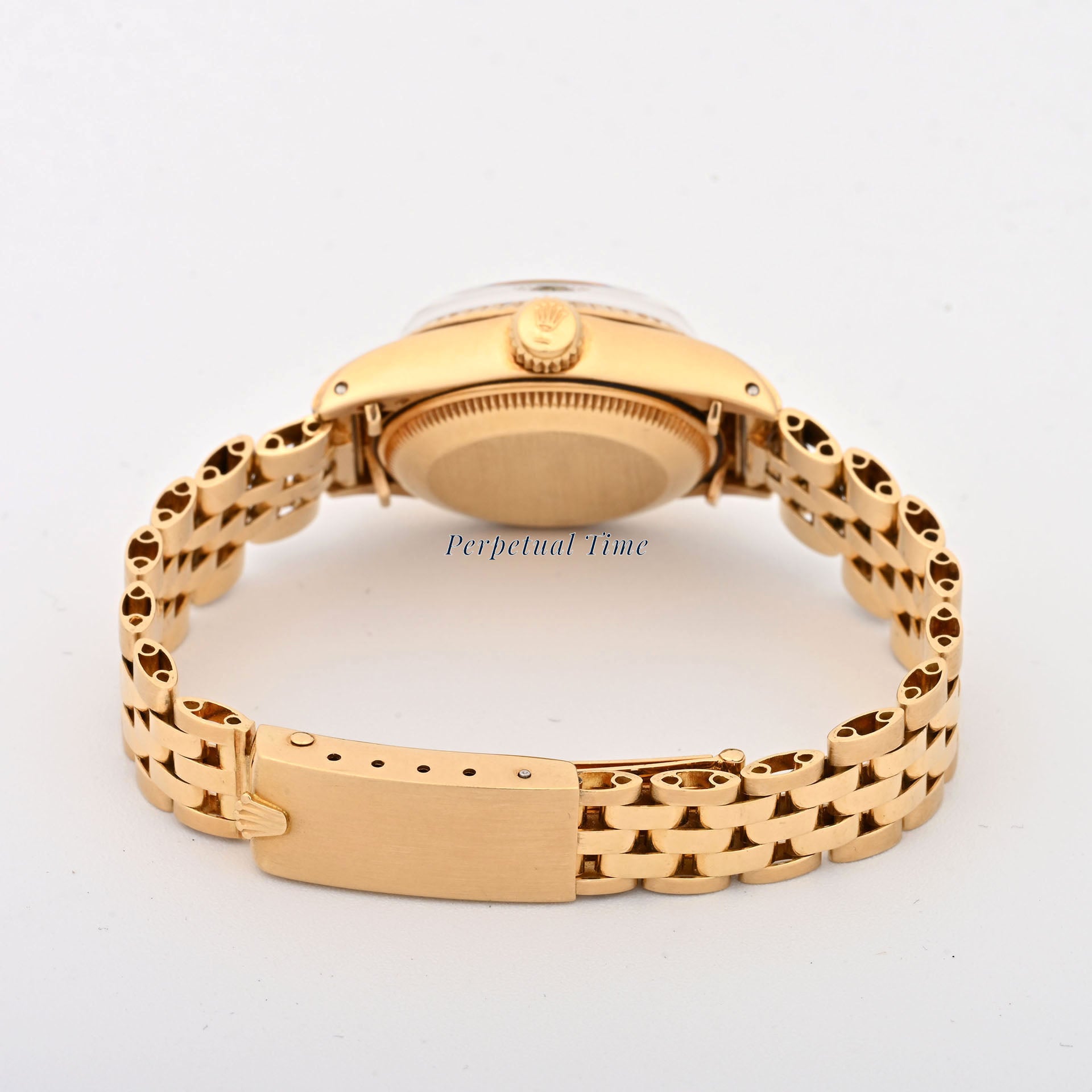 Rolex Ladies Datejust Champagne Stick Dial on jubilee band 6917