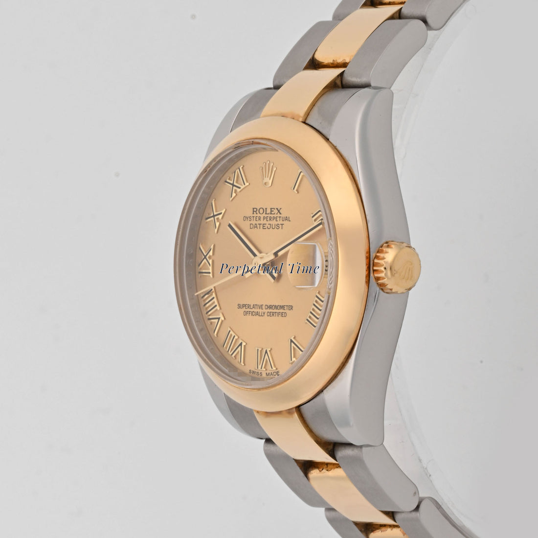 Rolex Datejust 31 Champagne Roman Dial on Oyster band 178243