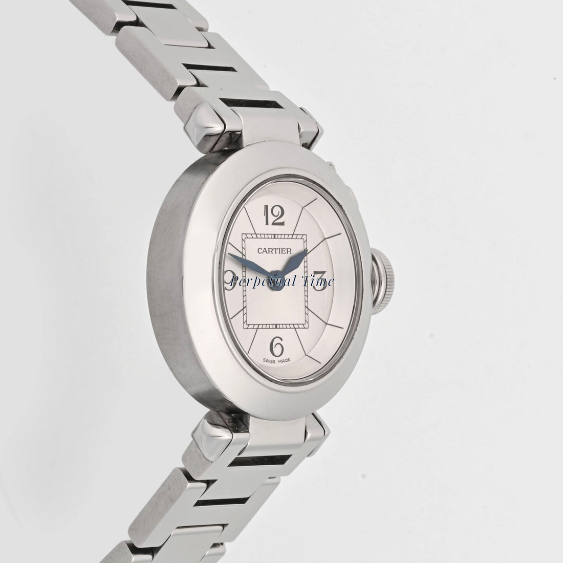 Cartier Miss Pasha Silver Dial on Bracelet band w3140007