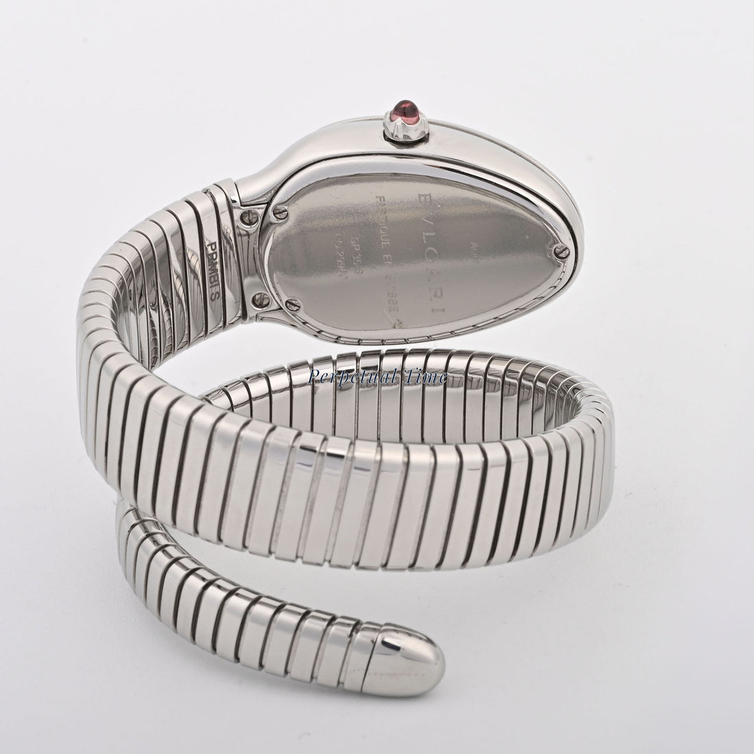 Bvlgari Serpenti Tubogas Black Dial on Spiral band 102182SP35S