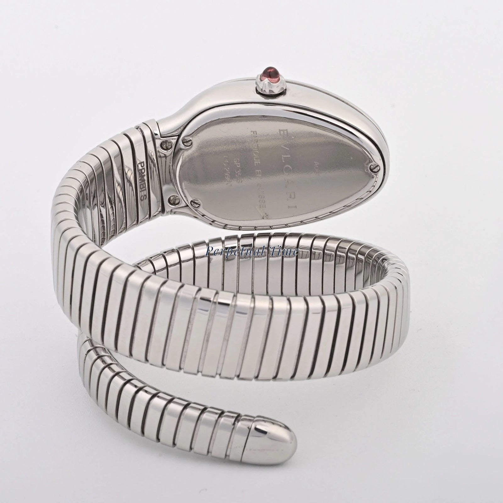 Bvlgari Serpenti Tubogas Black Dial on Spiral 102182SP35S
