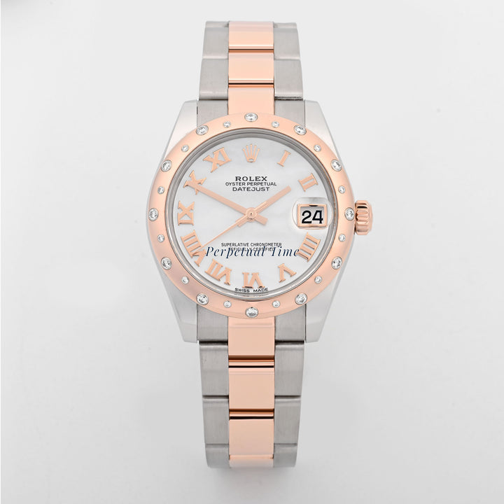 Rolex Datejust 31 Mother of Pearl Roman Dial on Oyster band 178341 Card 2018