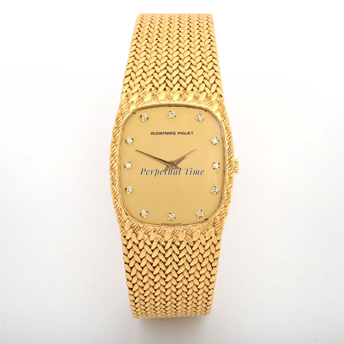 Audemars Piguet Cobra BA56440 32mm 18K Yellow Gold Champagne Dial