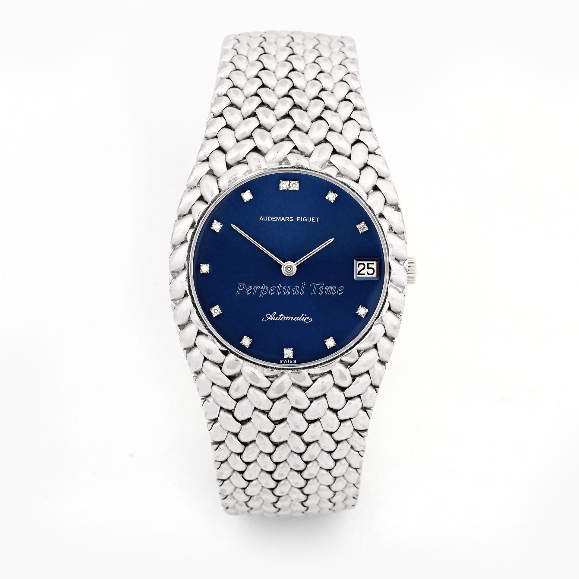 Audemars Piguet Cobra 5403BC 18K White Gold Blue Diamond Dial