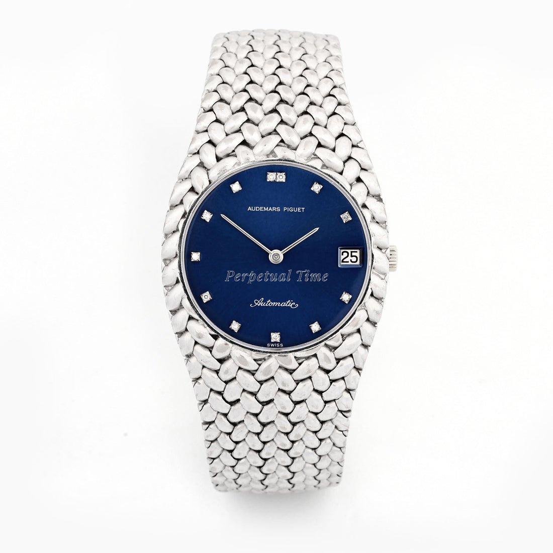 Audemars Piguet Cobra 5403BC 18K White Gold Blue Diamond Dial