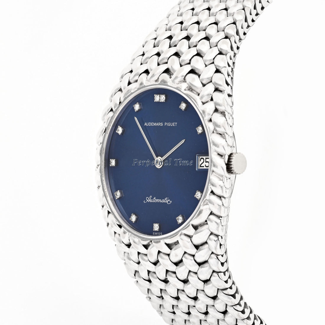 Audemars Piguet Cobra 5403BC 18K White Gold Blue Diamond Dial