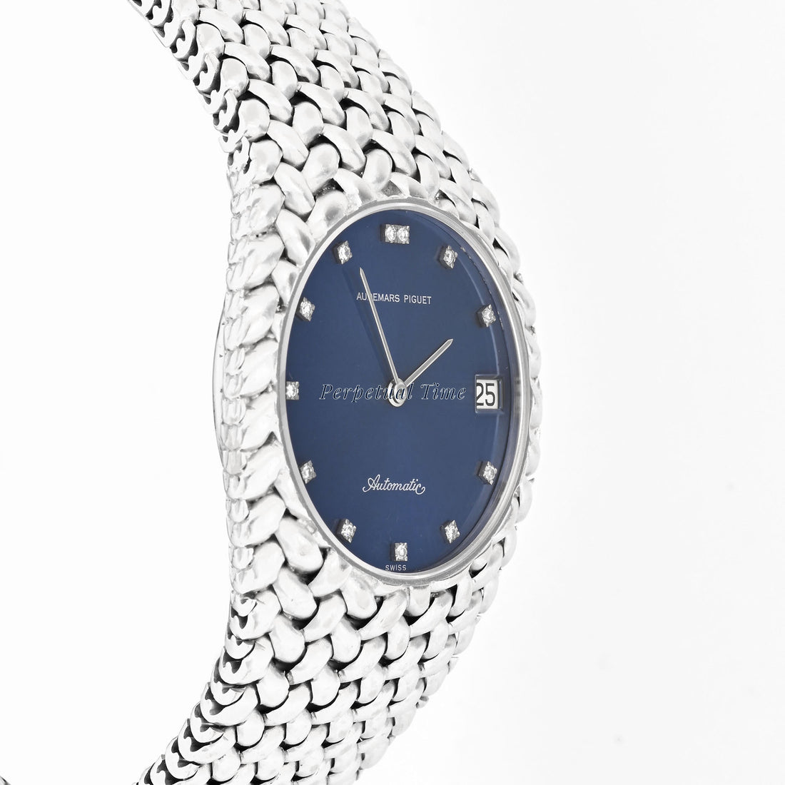 Audemars Piguet Cobra 5403BC 18K White Gold Blue Diamond Dial