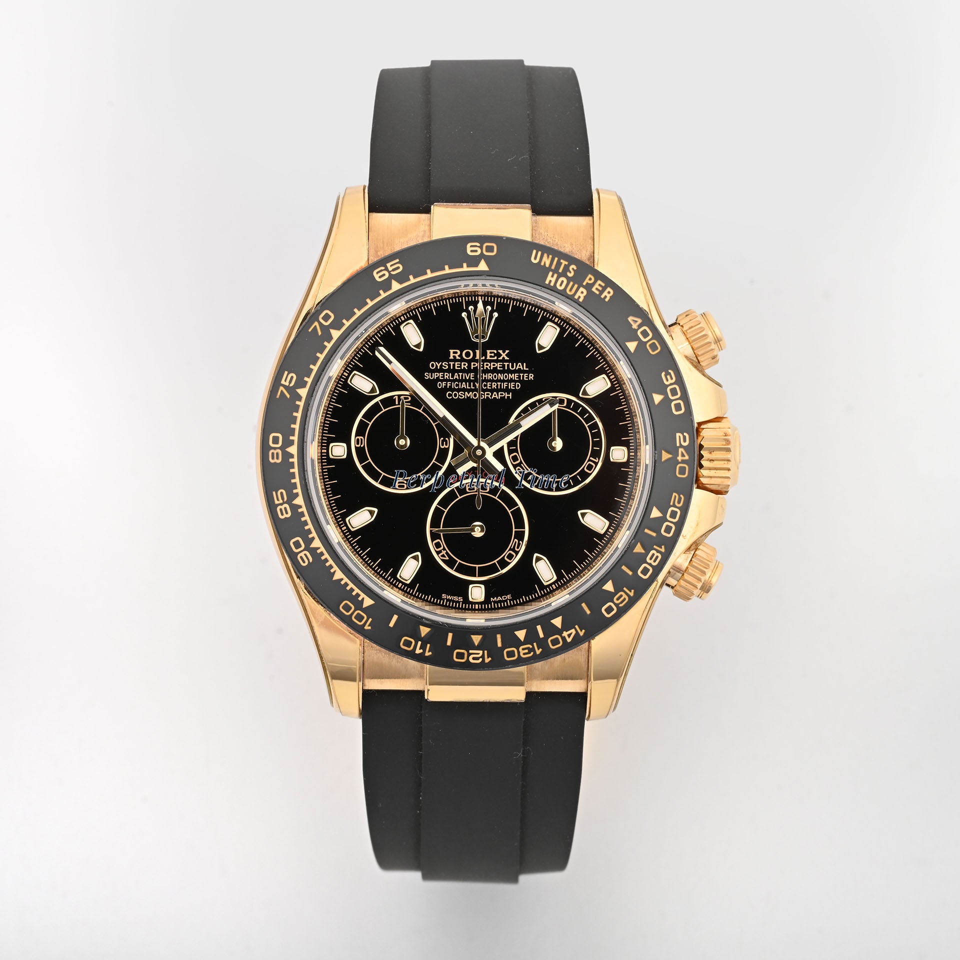 Rolex Daytona Oysterflex 40mm Black Dial Ceramic Bezel