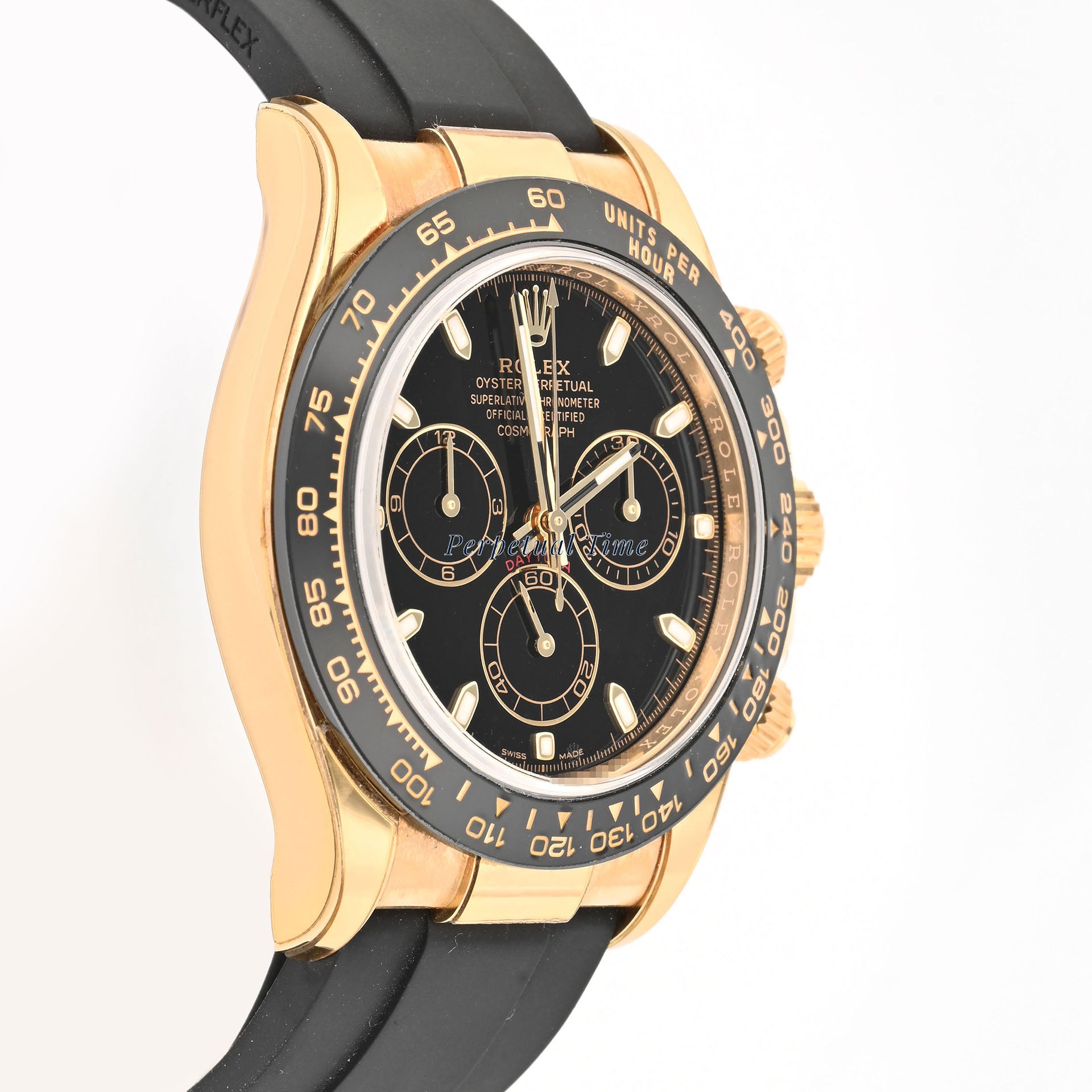 Rolex Daytona Oysterflex 40mm Black Dial Ceramic Bezel