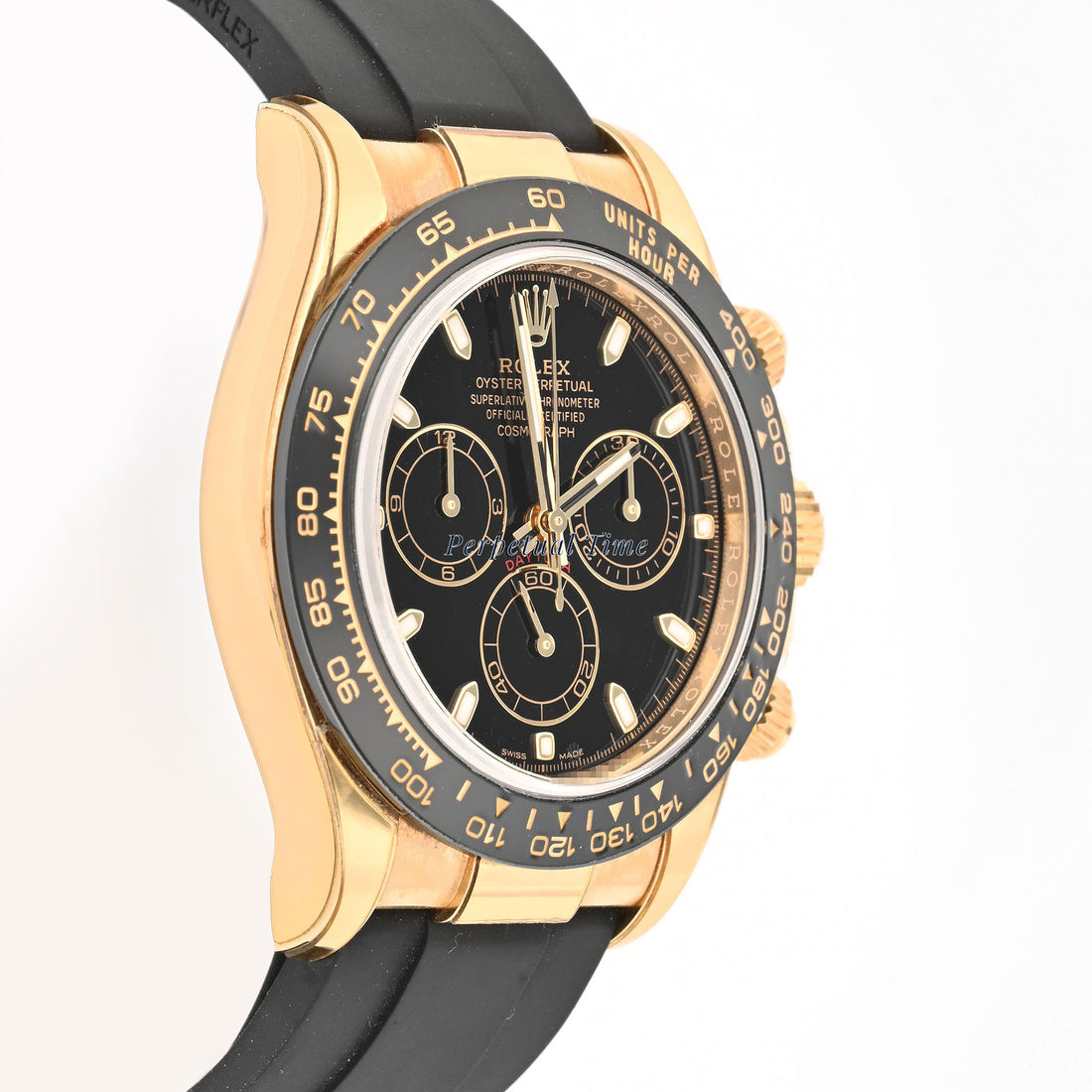 Rolex Daytona Oysterflex 40mm Black Dial Ceramic Bezel