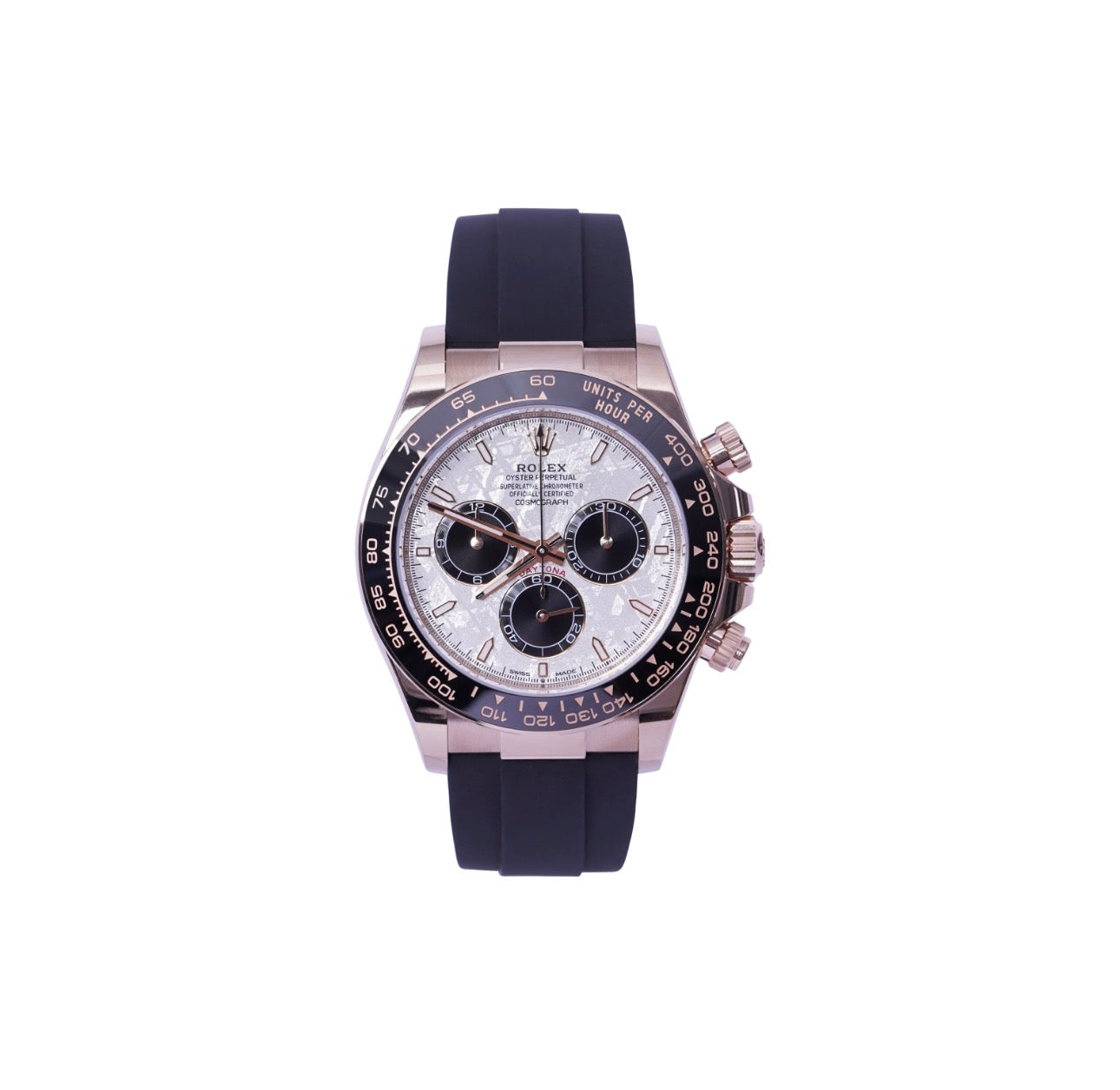ROLEX DAYTONA OYSTERFLEX ROSE GOLD 126515LN |Meteorite Dial| OYSTERFLEX|