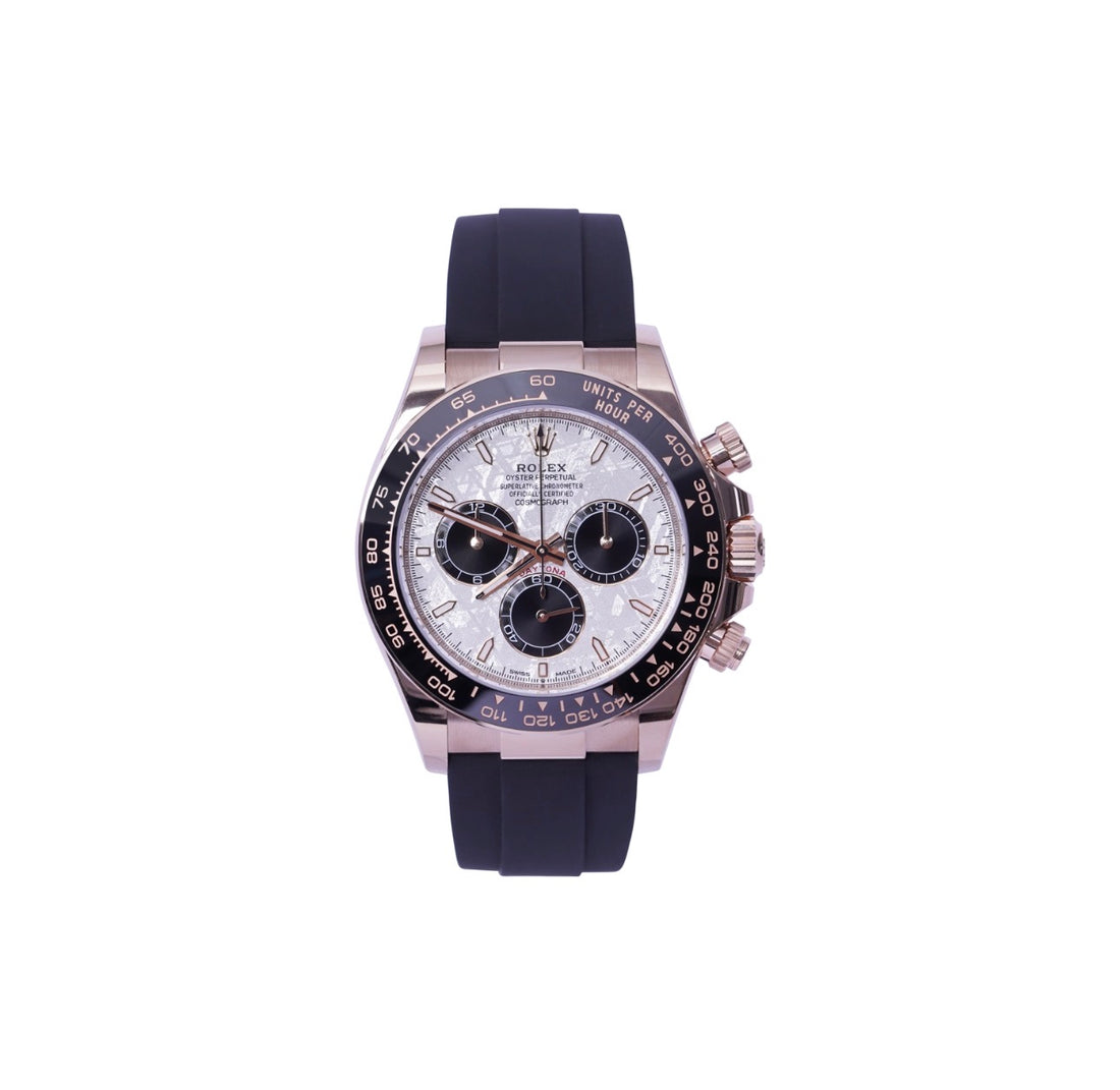 ROLEX DAYTONA OYSTERFLEX ROSE GOLD 126515LN |Meteorite Dial| OYSTERFLEX|