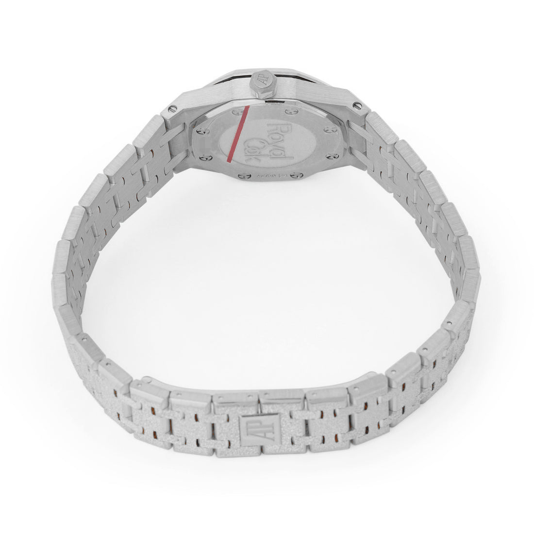 Audemars Piguet Royal Oak Frosted Ladies 67630BA White Gold Silver Stick Dial