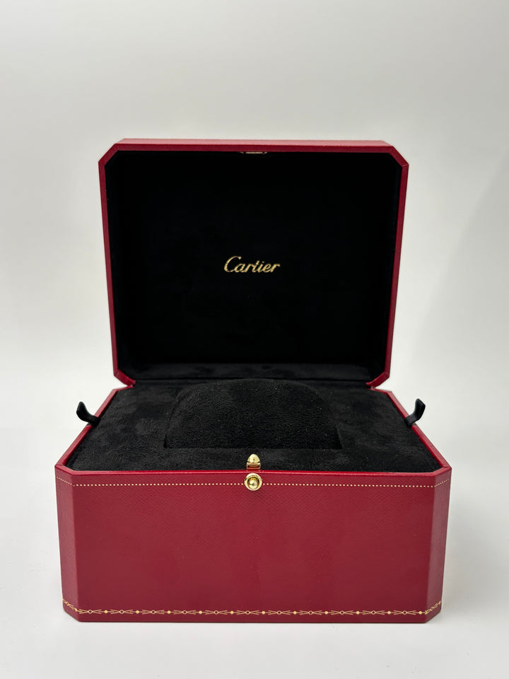 Cartier Santos 38 mm Stainless Steel 4072 Pave Diamond  Dial | Roman Numerals hour markers, Diamond bezel