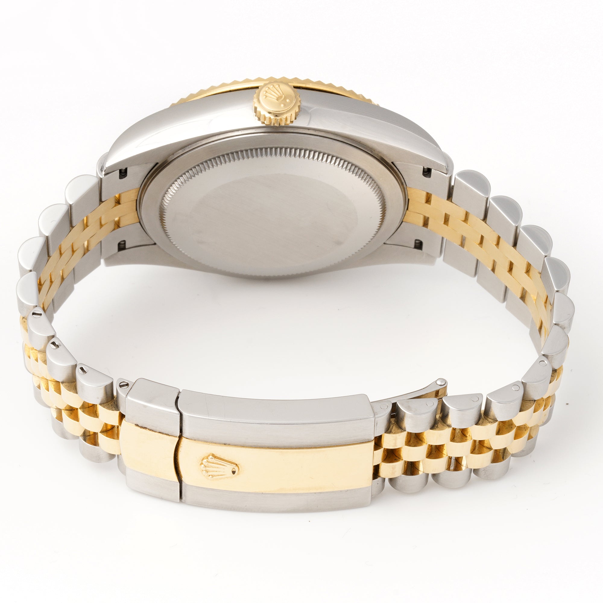 Rolex Sky-Dweller 42mm Stainless Steel & Yellow Gold 326933 Champagne Dial | Index hour markers, Fluted bezel