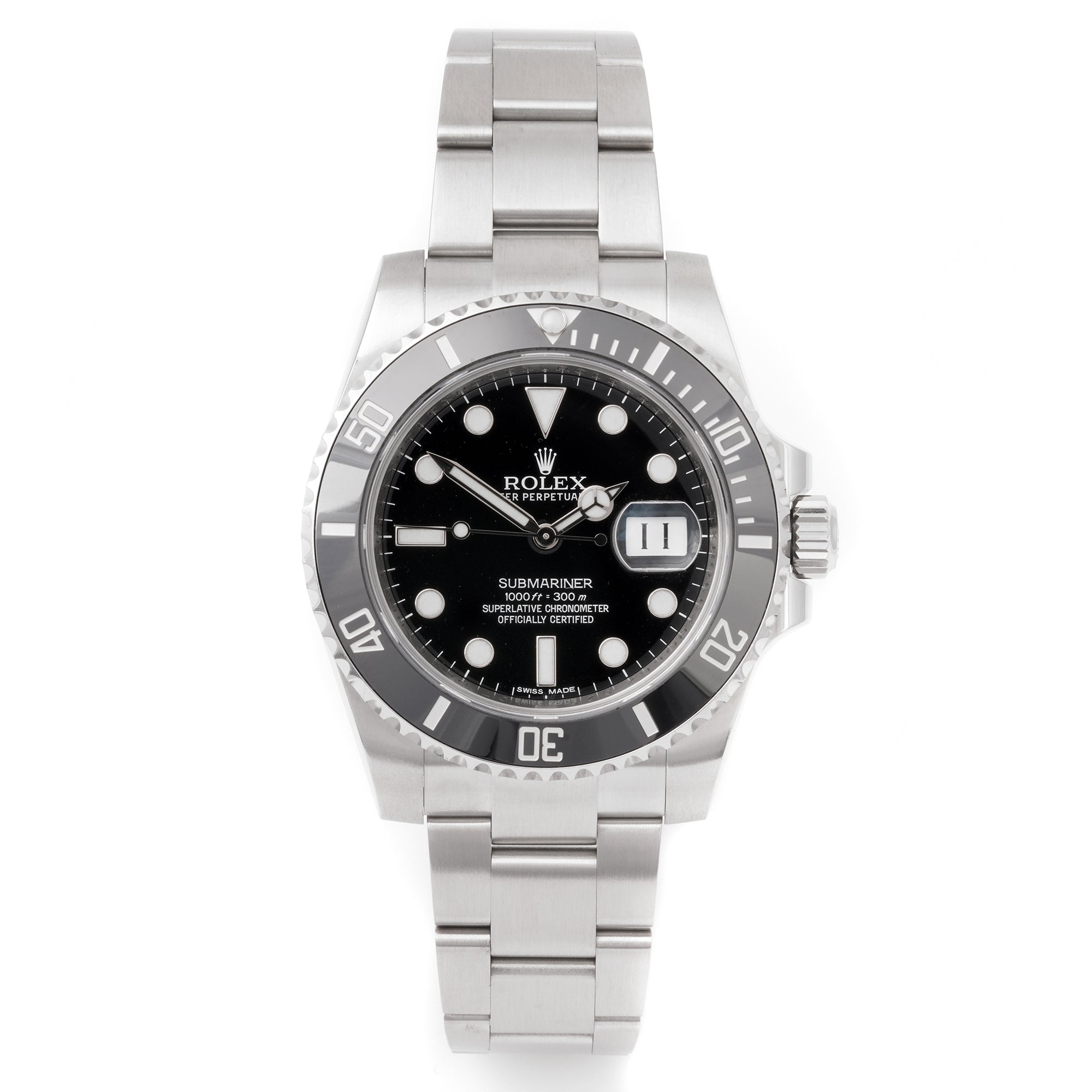 Rolex Submariner 40mm Stainless Steel 116610LN Black Dial |