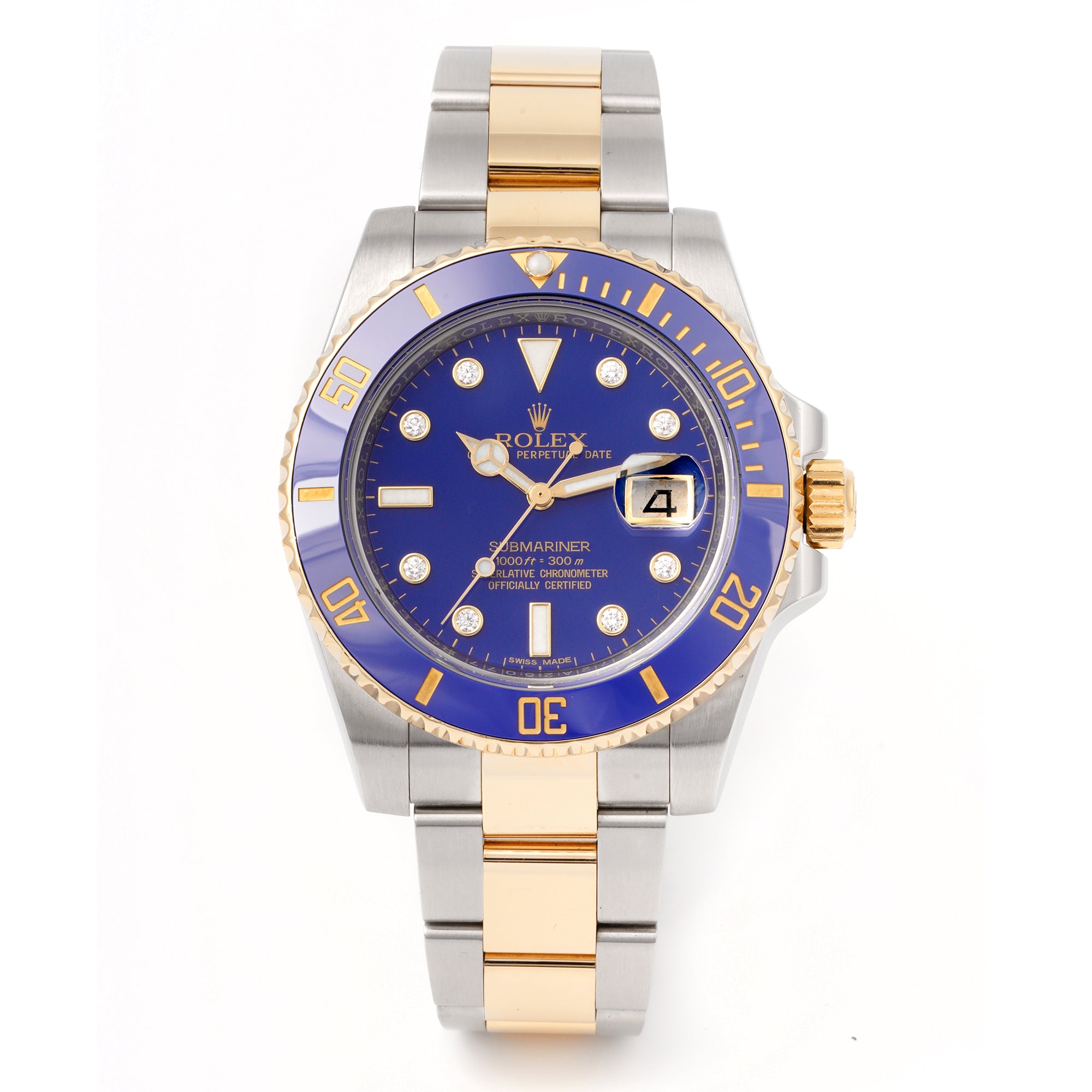 Rolex Submariner 40mm Stainless Steel & Yellow Gold 116613LB Blue Dial |