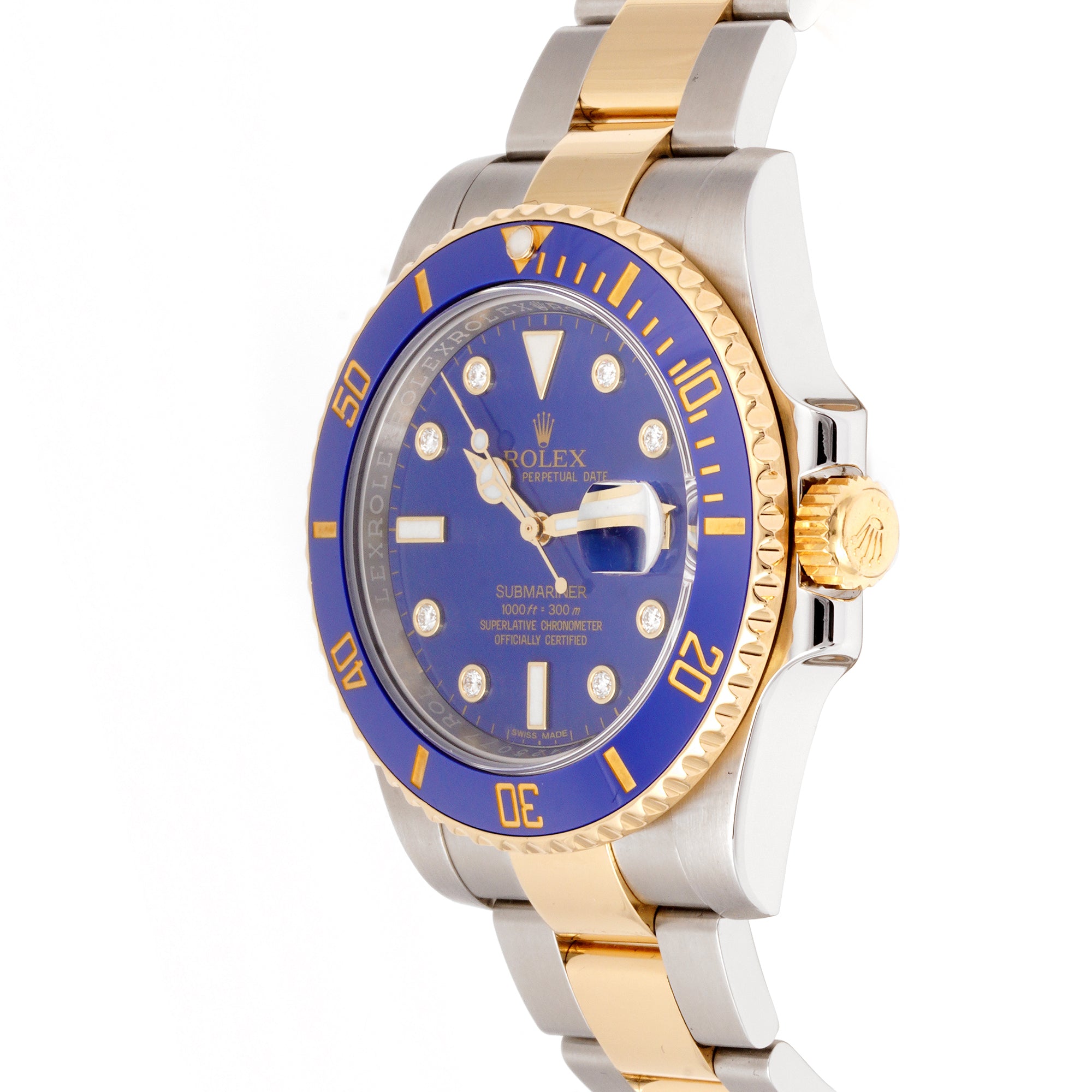Rolex Submariner 40mm Stainless Steel & Yellow Gold 116613LB Blue Dial |