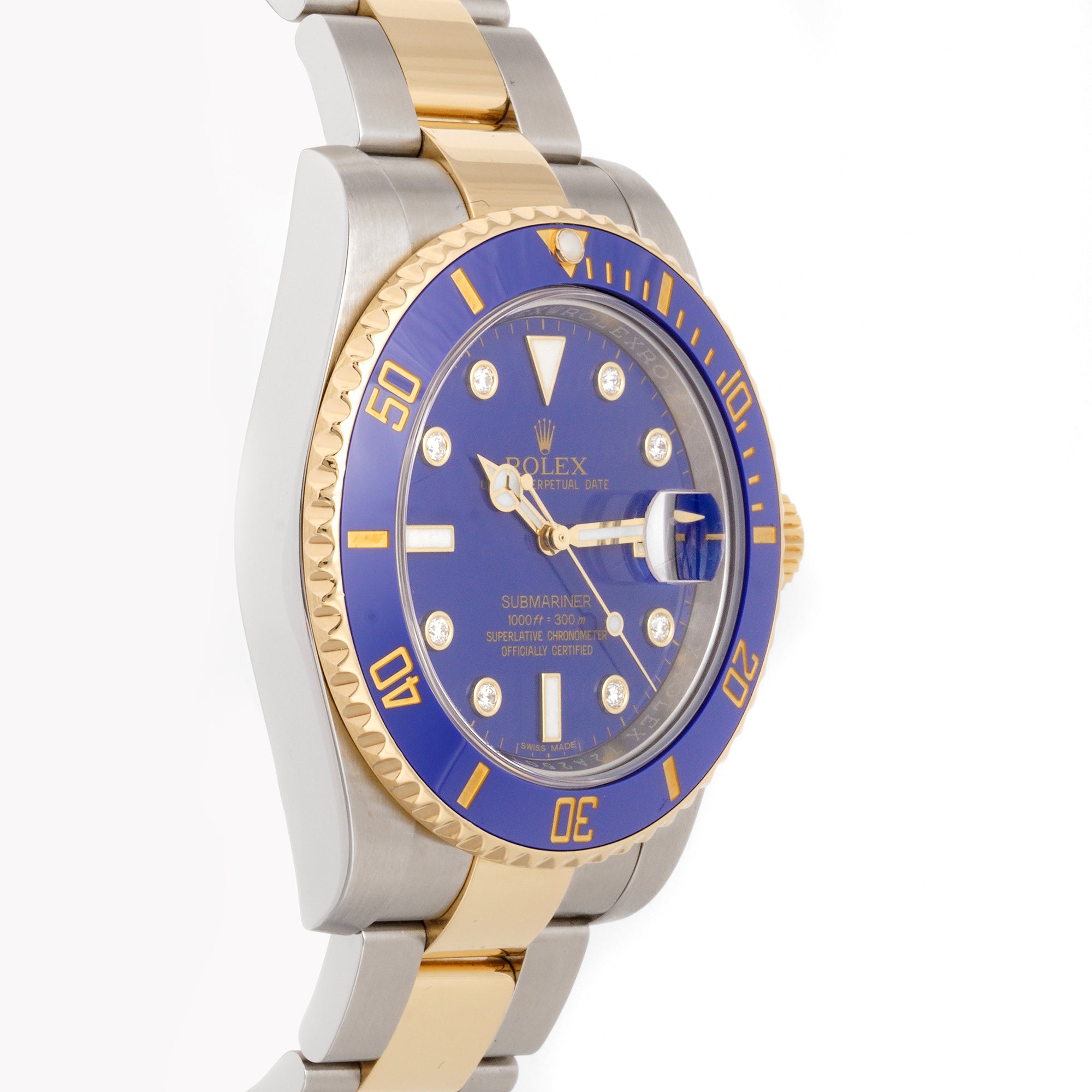 Rolex Submariner 40mm Stainless Steel & Yellow Gold 116613LB Blue Dial |