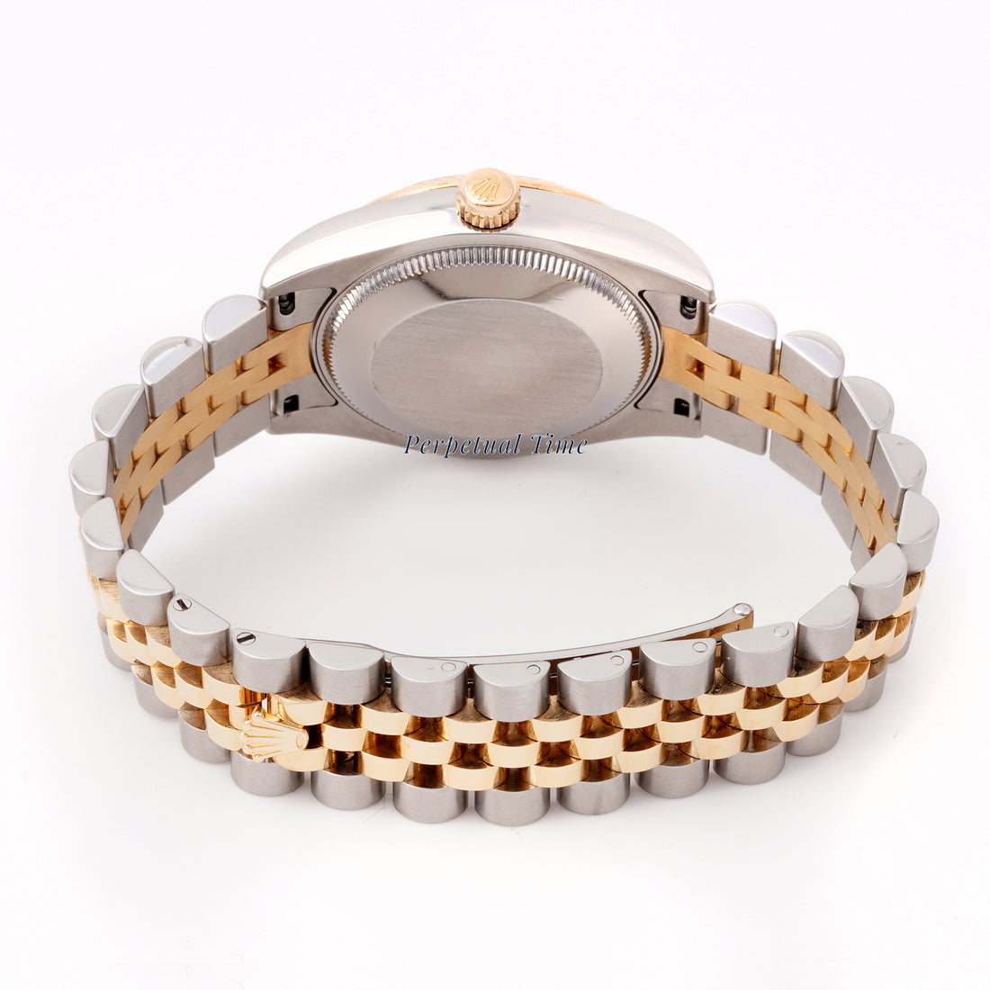 Rolex Datejust 31mm Stainless Steel & Yellow Gold 178273 Black Dial | Index hour markers, Fluted bezel