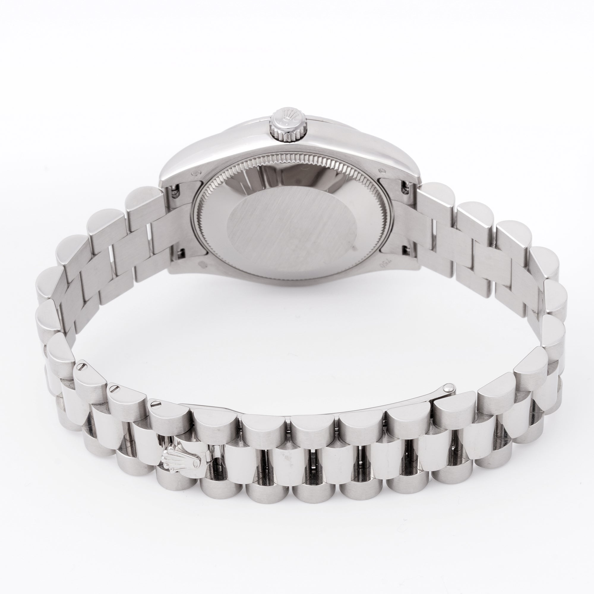 Rolex Datejust 31mm White Gold 178279 Silver Dial | Index hour markers, Fluted bezel