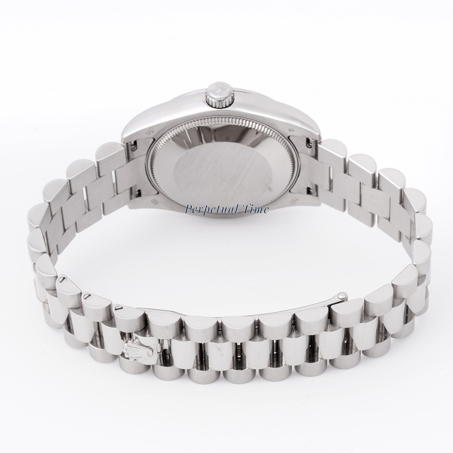 Rolex Datejust 31mm White Gold 178279 Silver Dial | Index hour markers, Fluted bezel
