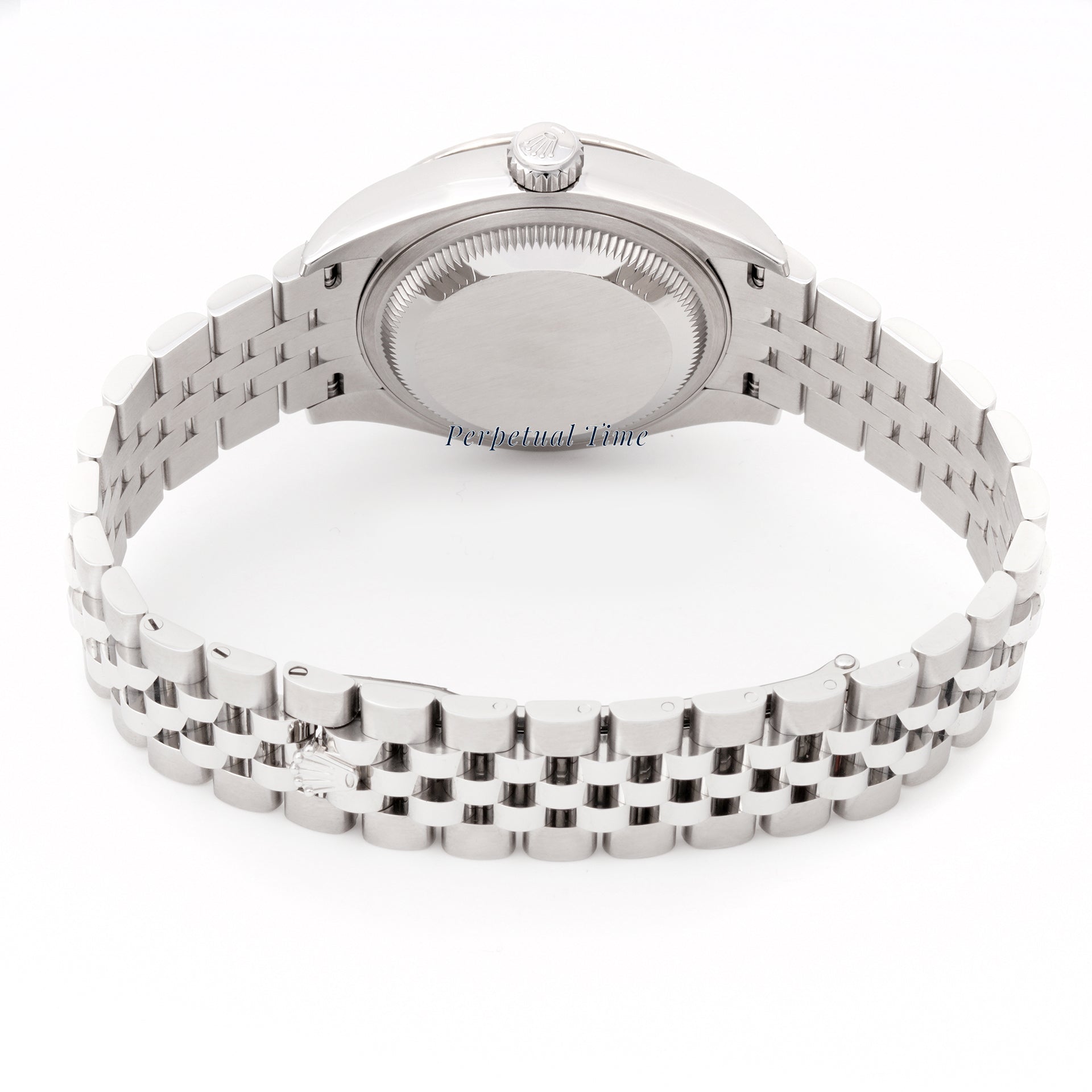 Rolex Lady-Datejust 28mm Stainless Steel & White Gold 279174 Silver Dial | Index hour markers, Fluted bezel