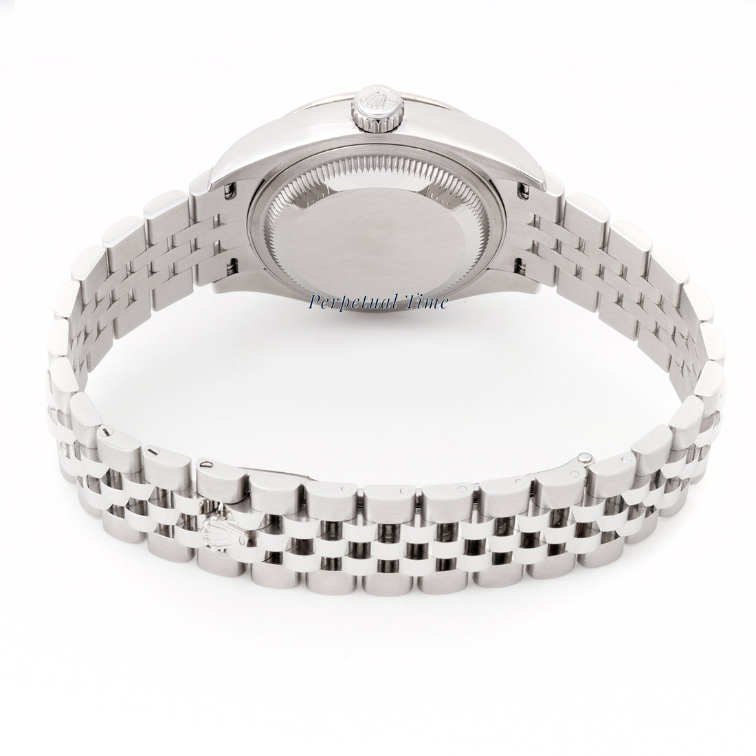 Rolex Lady-Datejust 28mm Stainless Steel & White Gold 279174 Silver Dial | Index hour markers, Fluted bezel