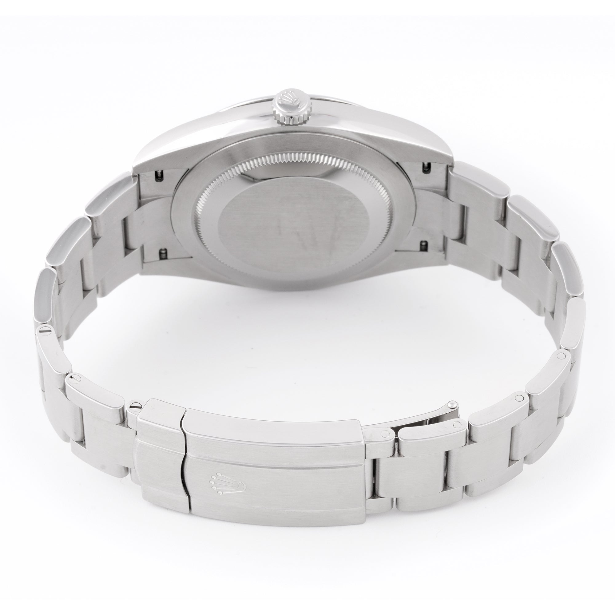 Rolex Oyster Perpetual 41mm Stainless Steel 124300 Green Dial | Index hour markers, Smooth bezel