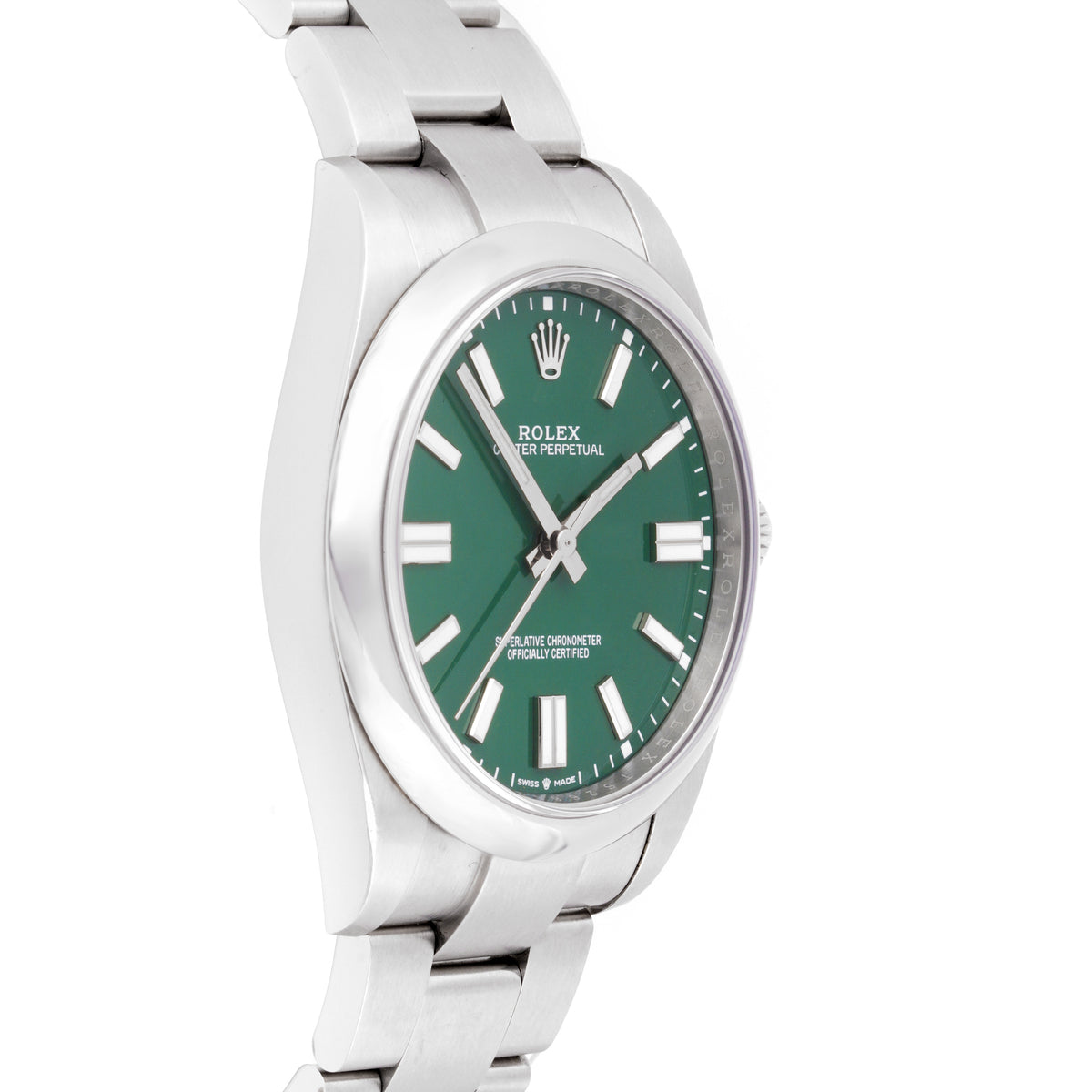 Rolex Oyster Perpetual 41 Green Index 124300 - Card 2023
