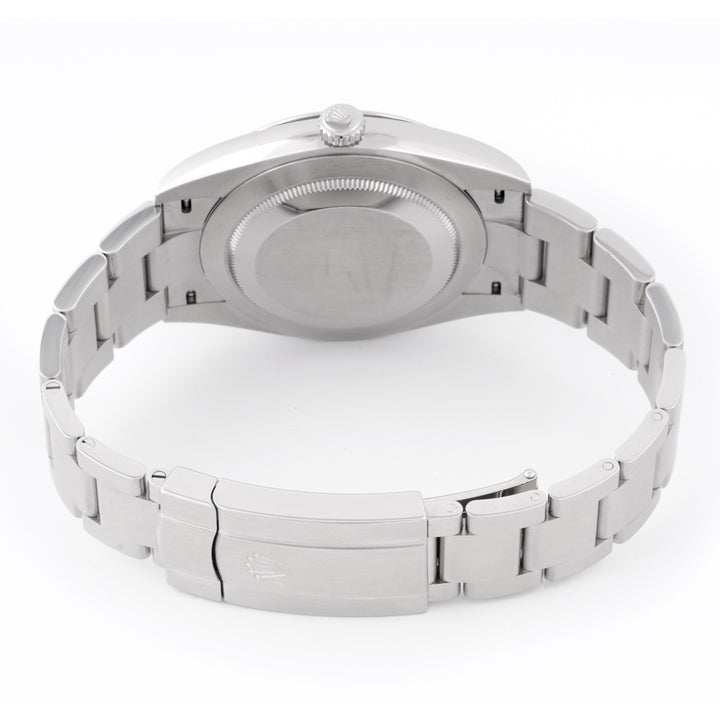 Rolex Oyster Perpetual 41 Stainless Steel Green Index Dial on Oyster 124300 Card 2021