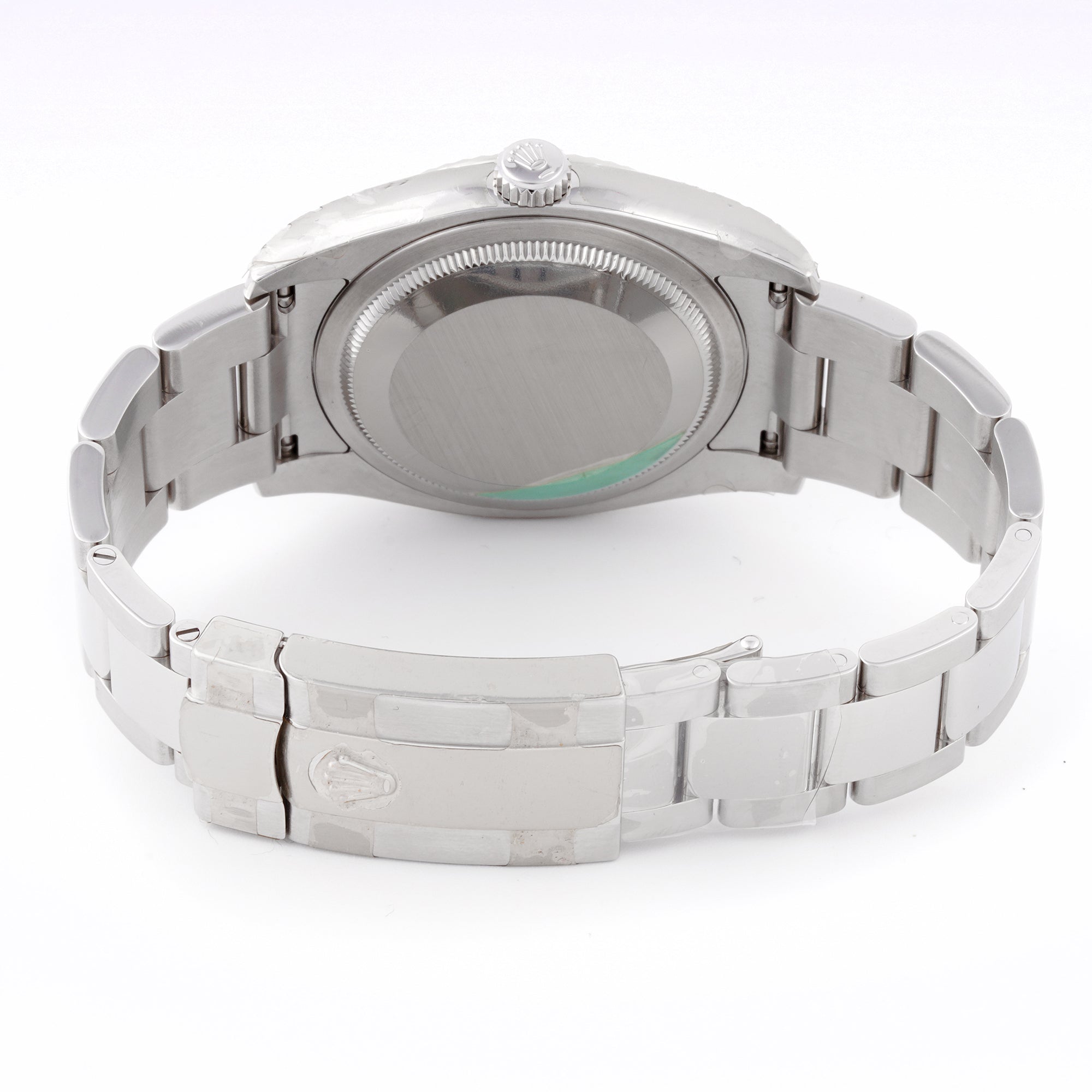 Rolex Datejust 36mm Stainless Steel & White Gold 116234 Silver Dial | Diamond hour markers, Fluted bezel