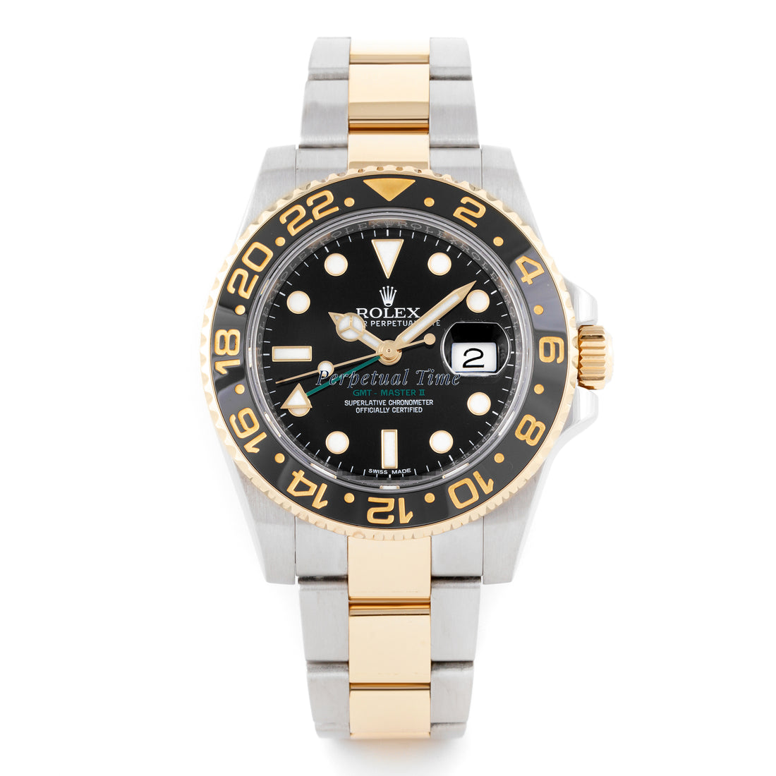 Rolex GMT-Master II Black Dial on Oyster band 116713LN