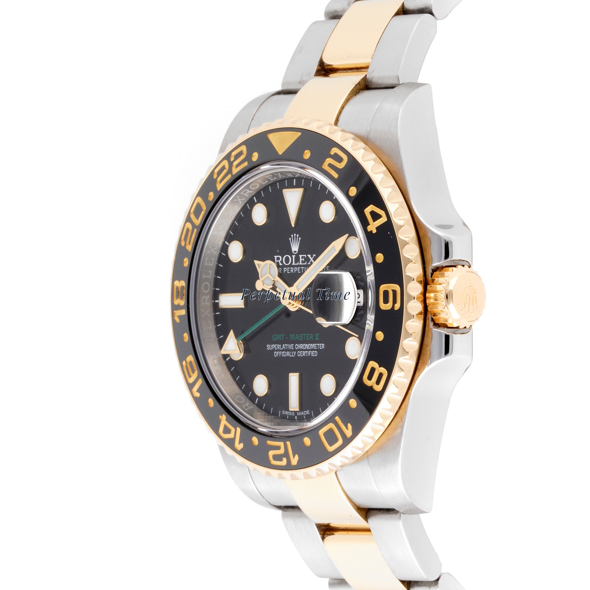 Rolex GMT-Master II Black Dial on Oyster band 116713LN