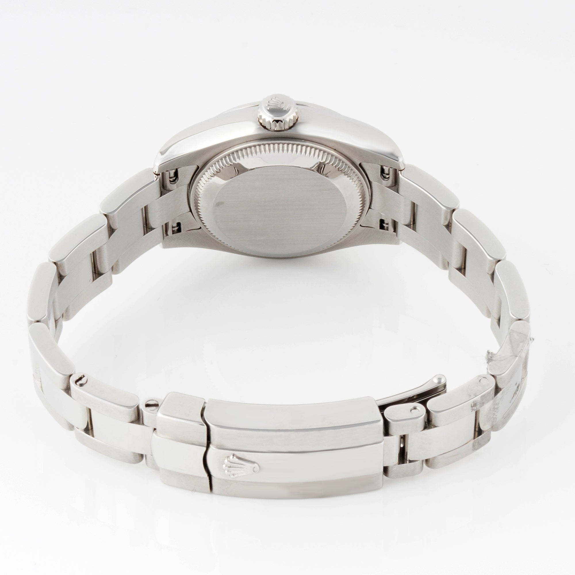 Rolex Lady-Datejust 26mm Stainless Steel 179160 Black Dial | Index hour markers, Smooth bezel