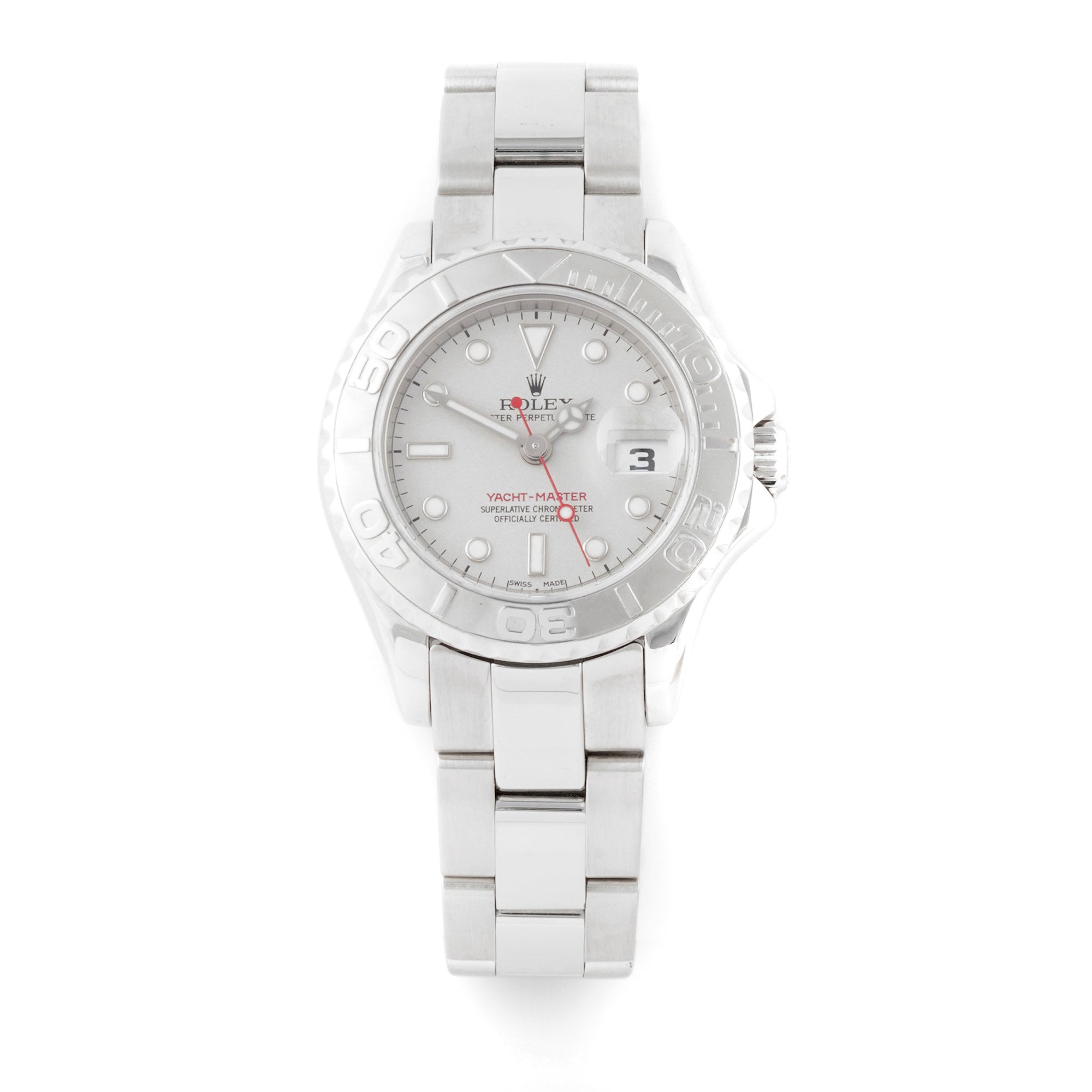 Rolex Yacht-Master 29mm Stainless Steel & Platinum 169622 Slate Dial |